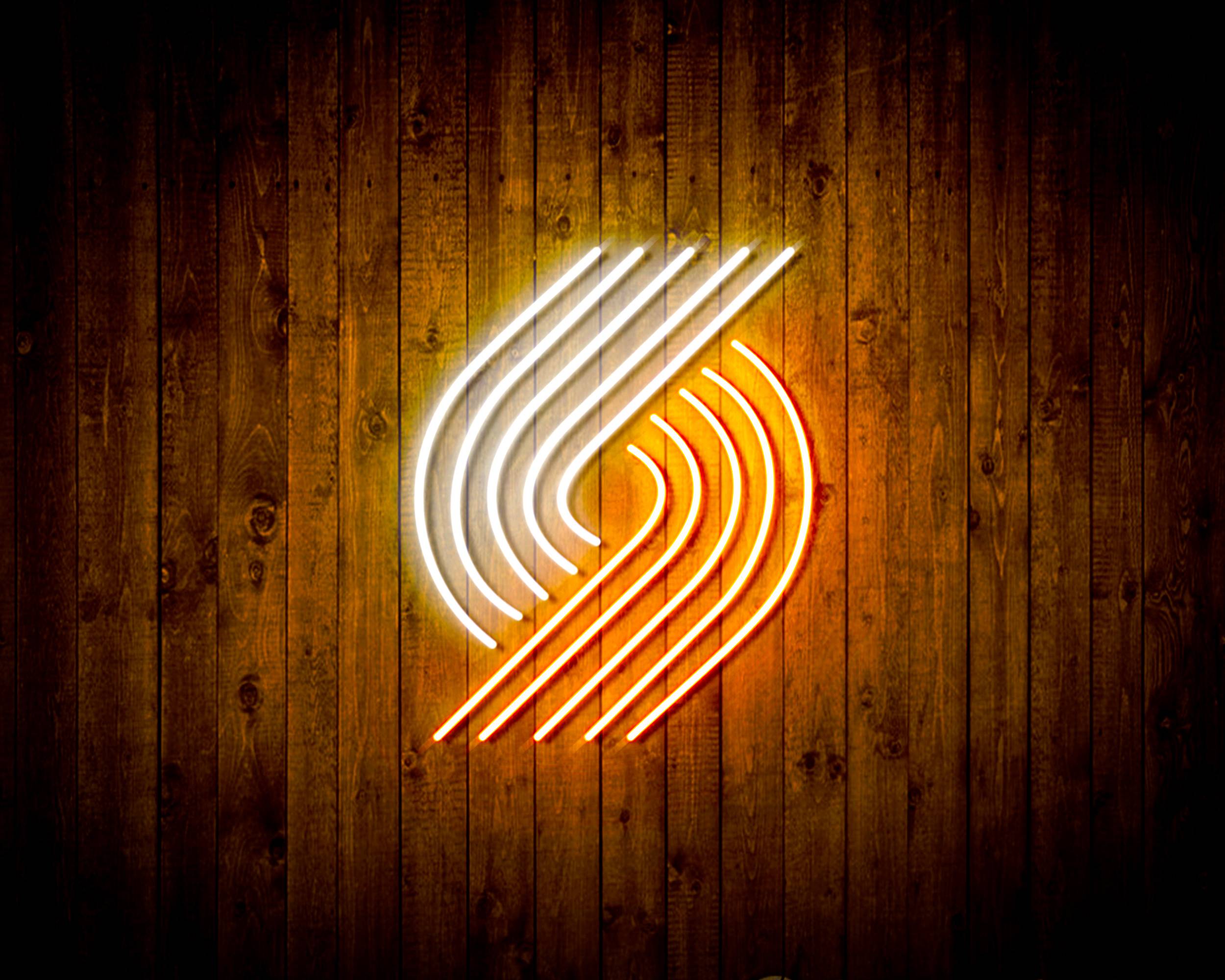 NBA Portland Trail Blazers Handmade Neon Flex LED Sign. PRO LED SIGN