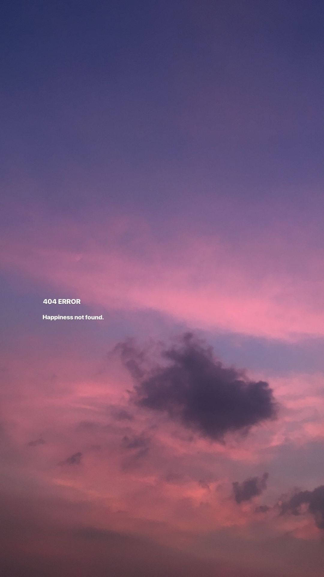 Download Pink Clouds Sad Aesthetic Quote Wallpaper