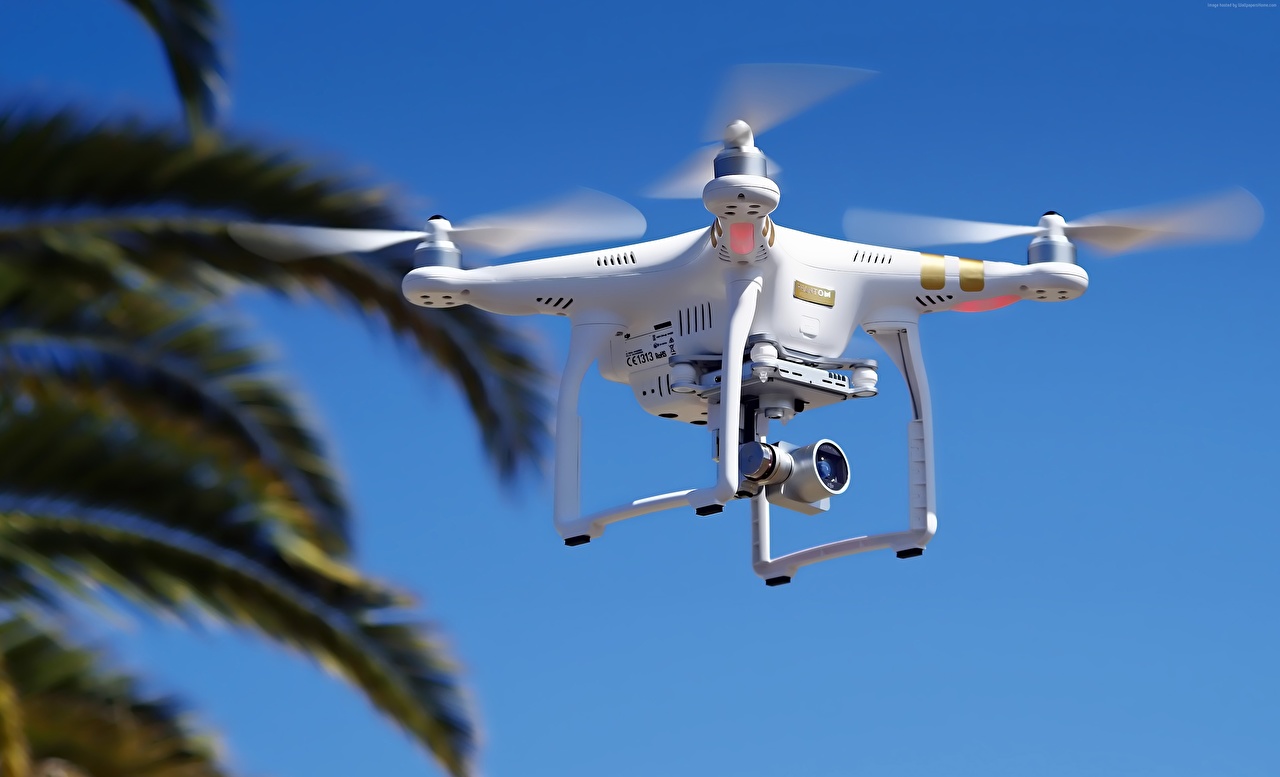 Wallpaper Aviation UAV DJI Phantom 3 Quadcopter