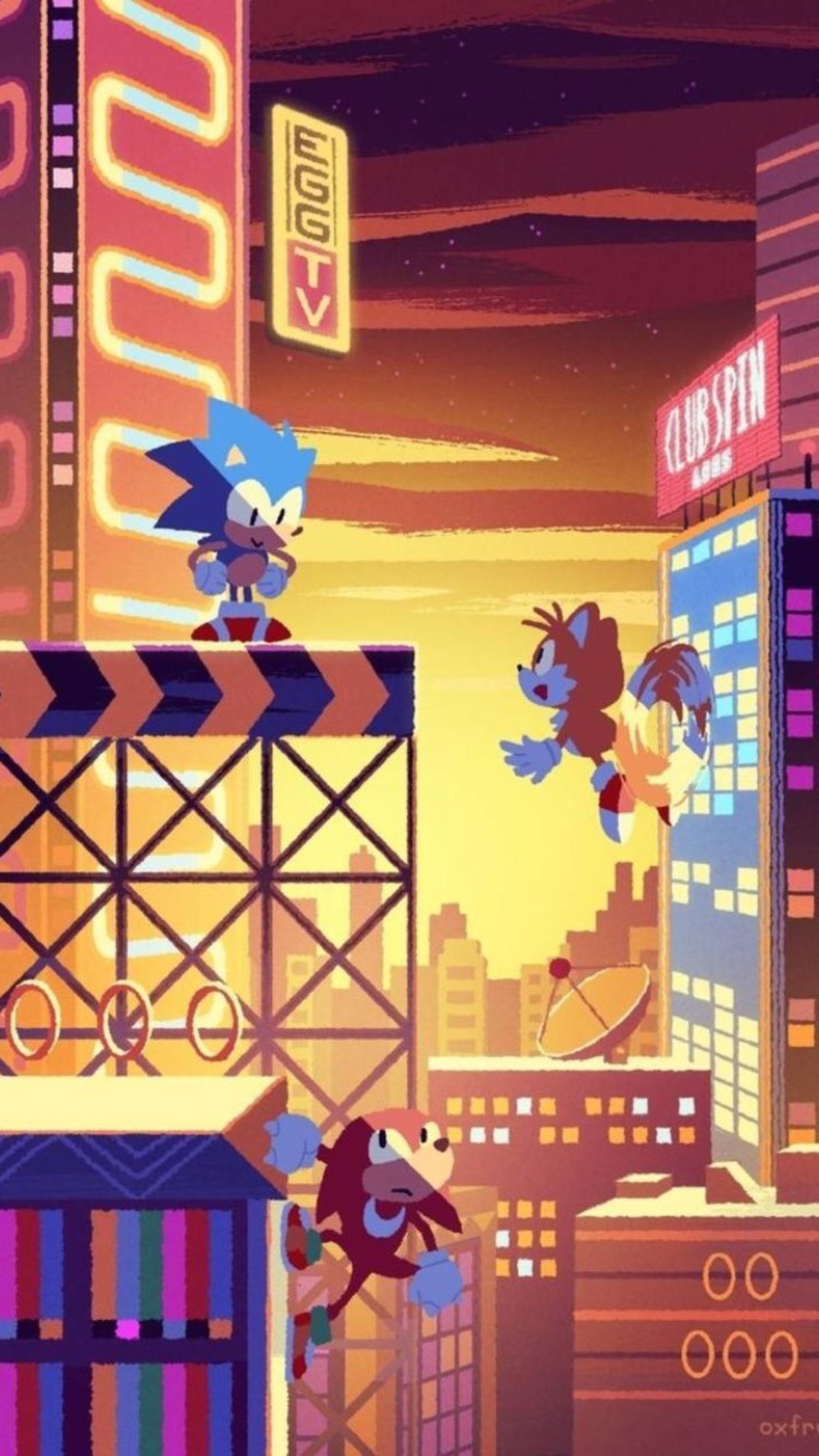 Wallpaper of Studiopoils from Sonic Mania (not mine)