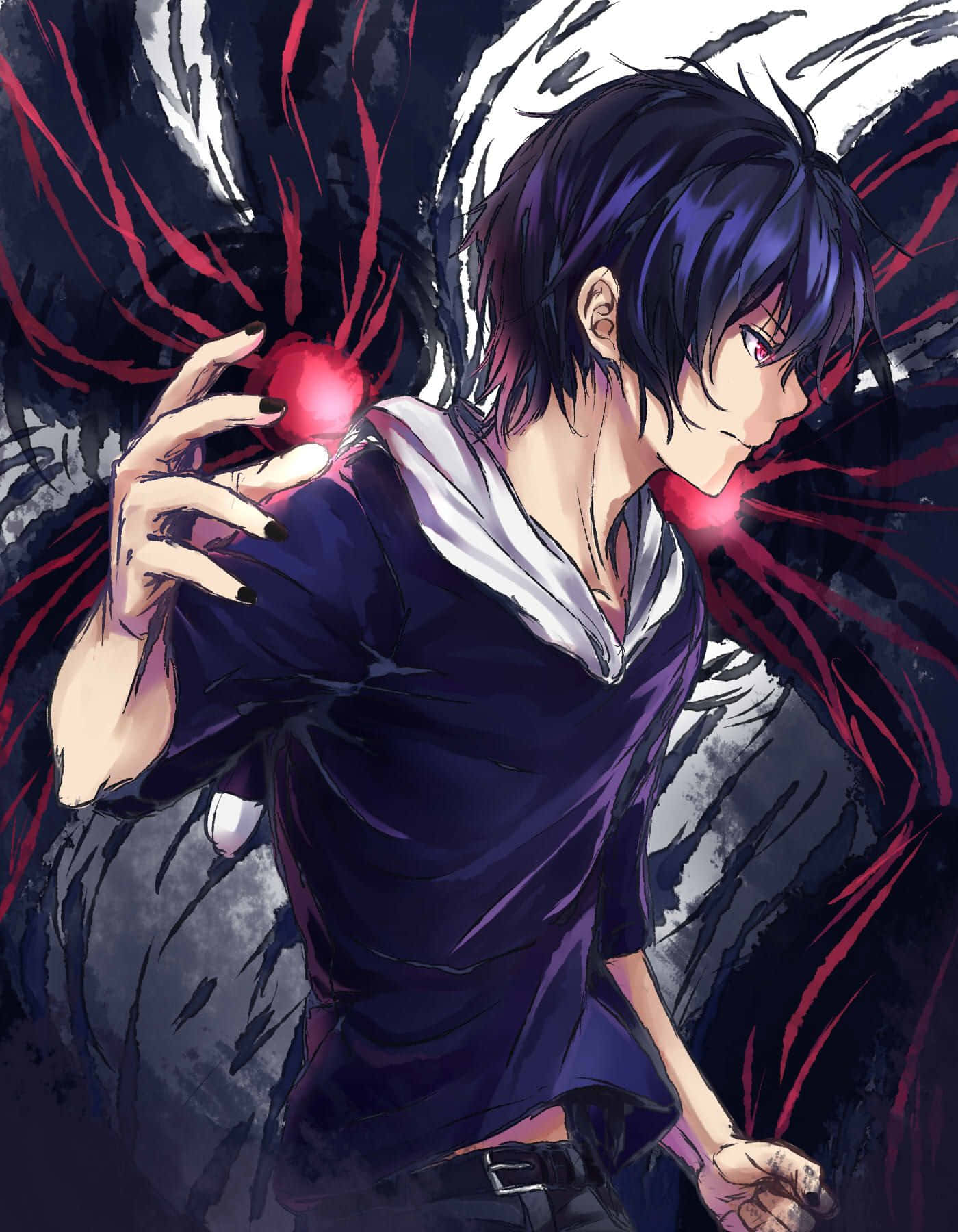 Download Ayato Kirishima Unleashing Power in Tokyo Ghoul Wallpaper