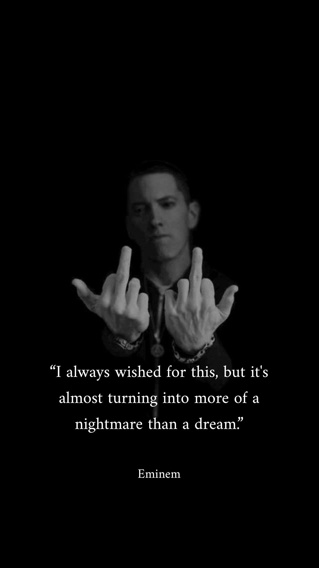 Eminem Quote Wallpaper. Eminem quotes, Eminem, Eminem wallpaper