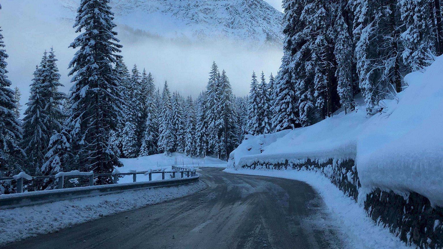 Road Winter Snow - [1536x864]