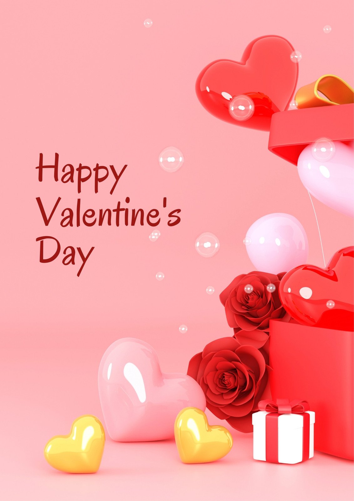 Free printable Valentine's Day poster