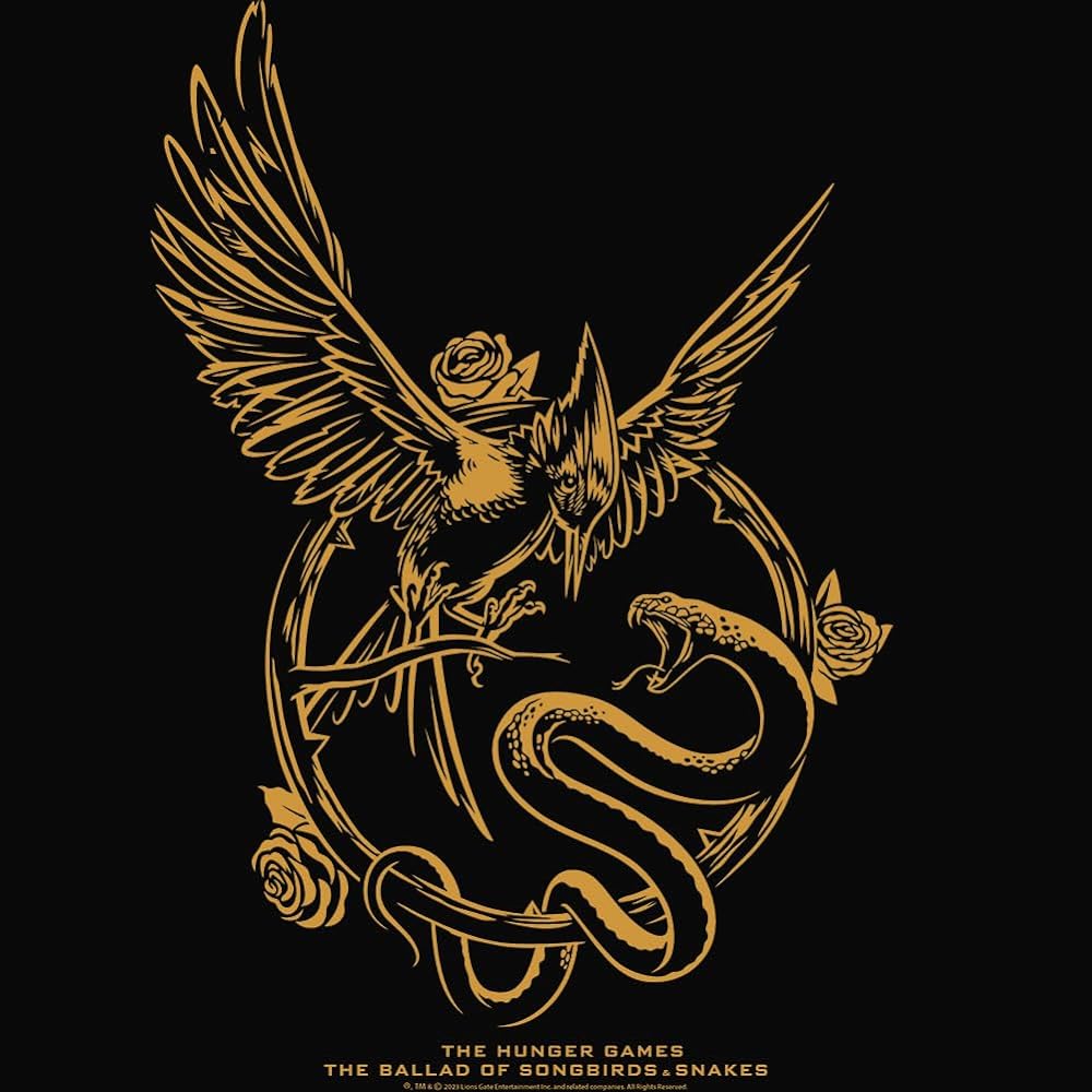 The Hunger Games Movie The Ballad of Songbirds & Snakes Boss Fight Adult Short Sleeve T Shirt Graphic Tee Black, Clothing, Shoes & Jewelry