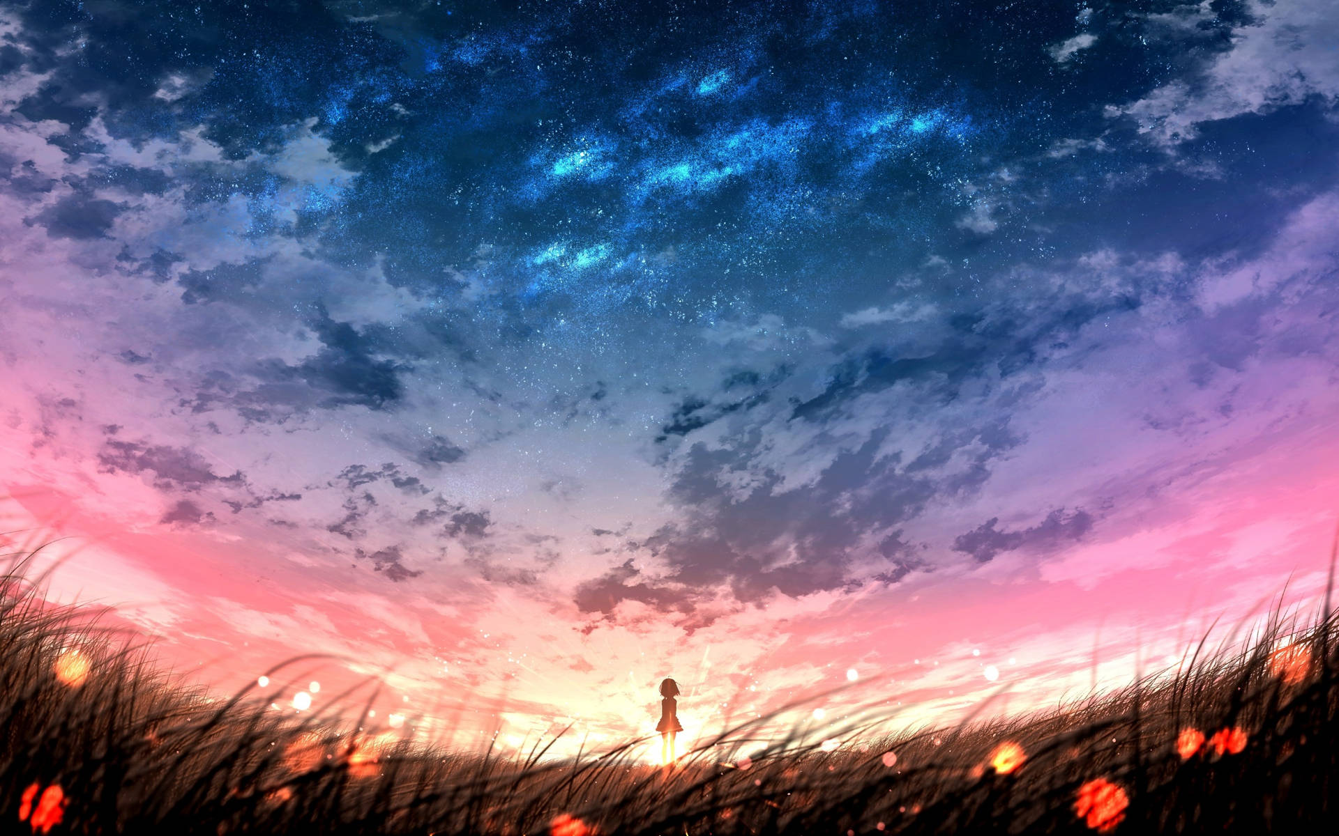 2100 Sunset Sky Wallpaper