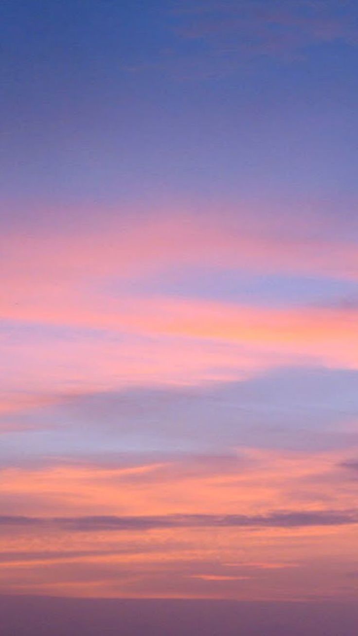 Aesthetic iPhone Wallpaper. Blue sky wallpaper, Pink and purple wallpaper, Pastel sunset