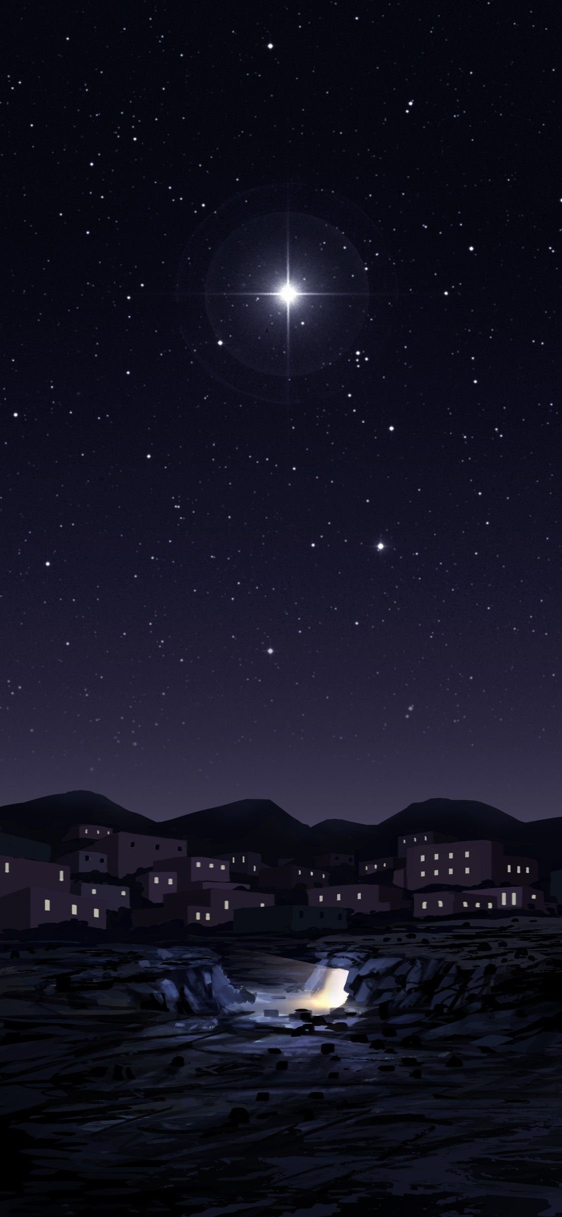 Aesthetic night sky Wallpaper Download