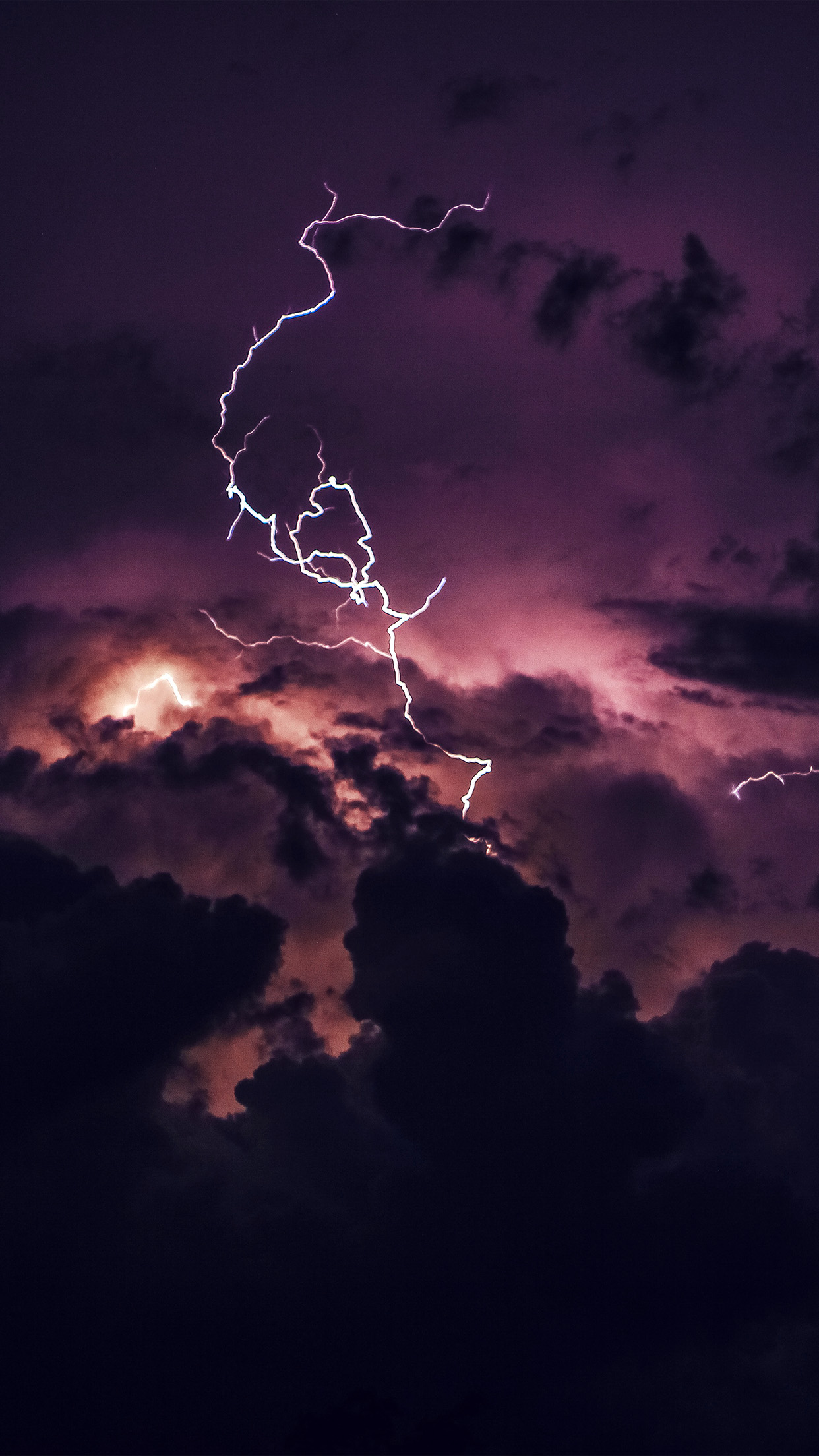 I Love Papers. cloud electric lightening night sky dark red