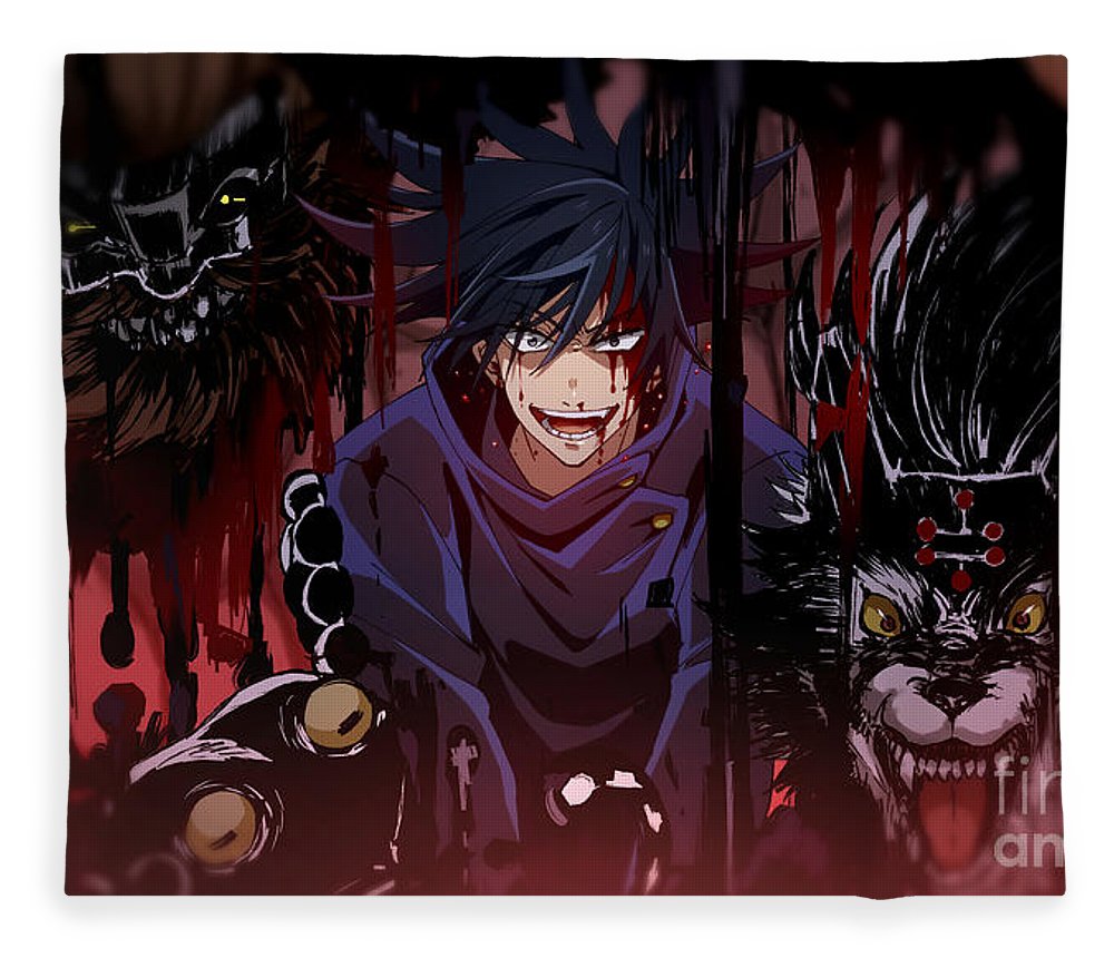 Megumi Fushiguro Domain Expansion Fleece Blanket