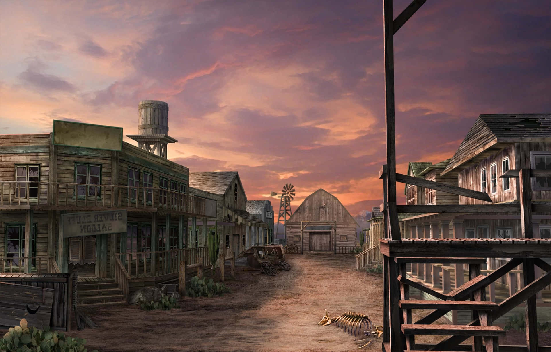 Download Wild West Town Wallpaper