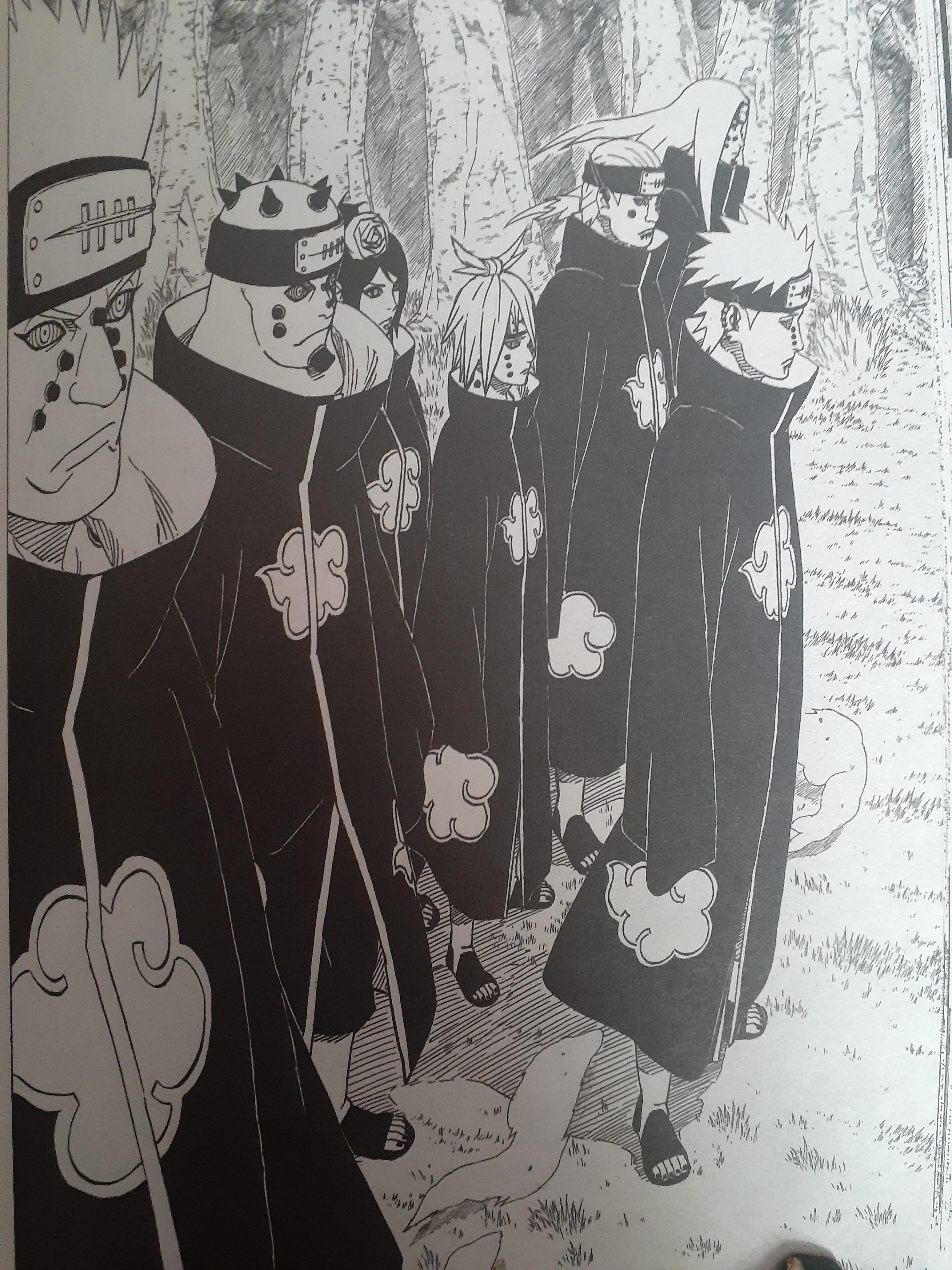 The six paths of Pain (and Konan)