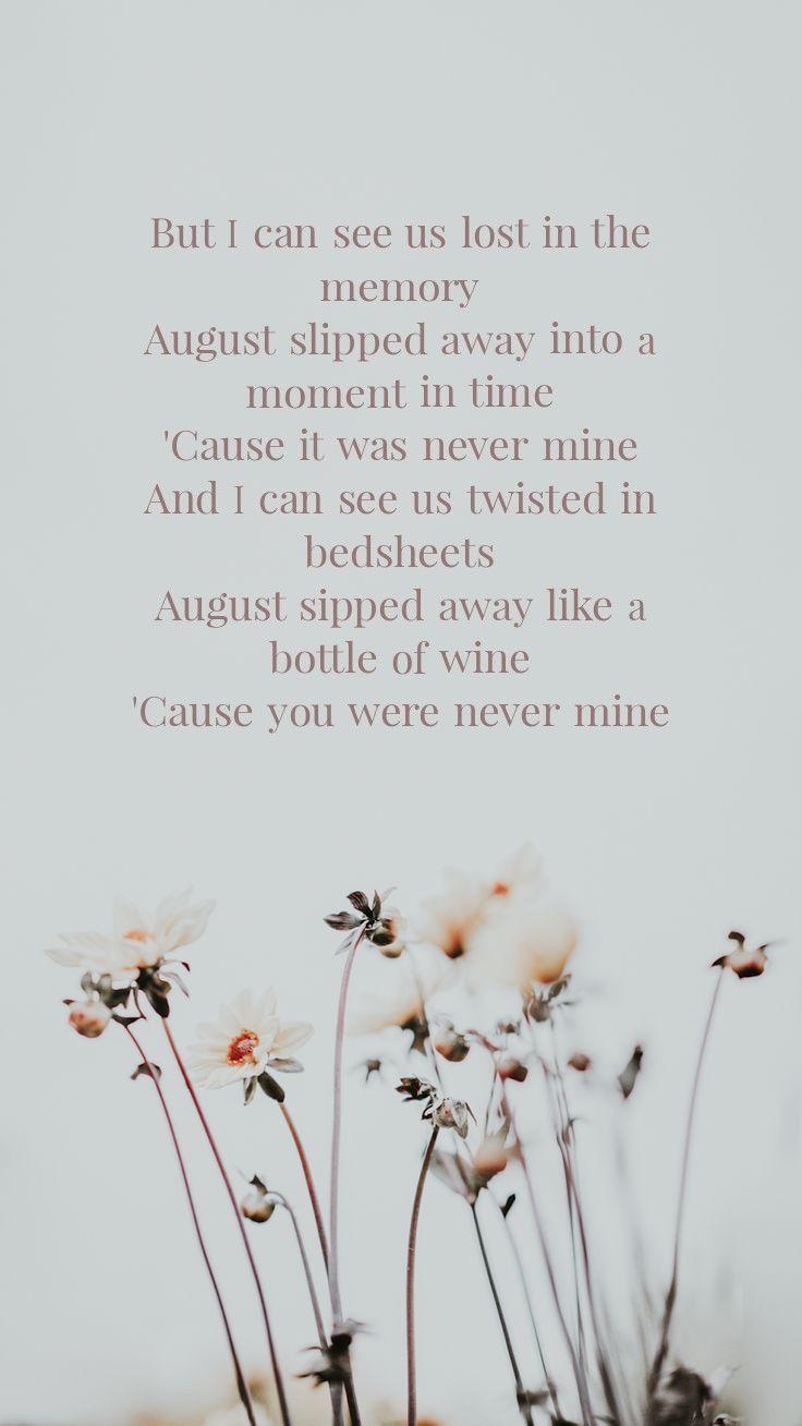 August Taylor Swift wallpaper