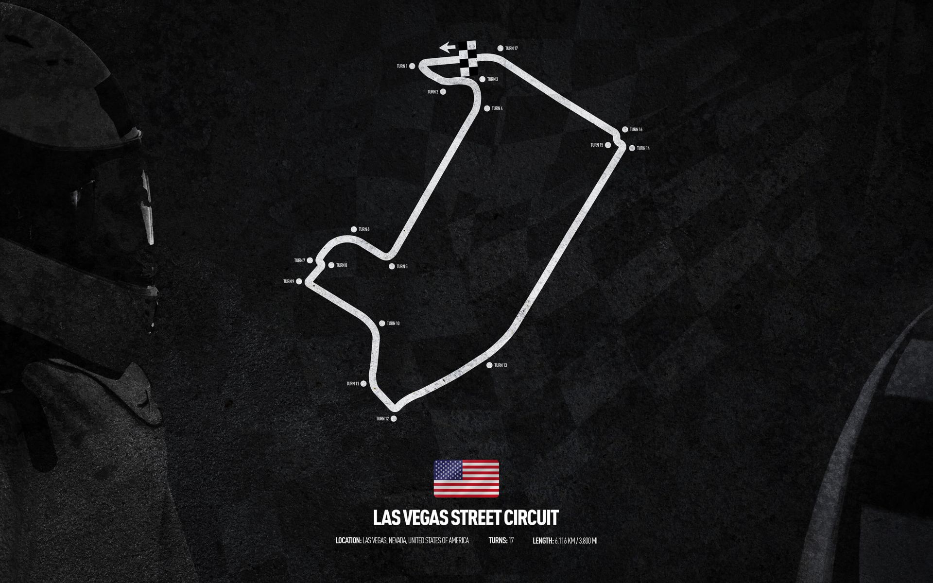 Formule 1 circuit Vegas Circuit