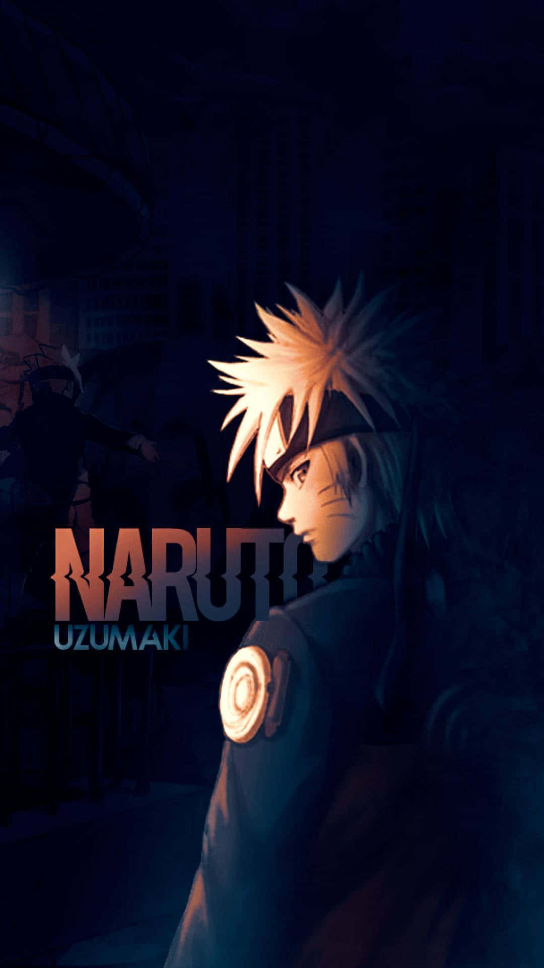 Download A lonely Naruto embracing his sorrow in solitude Wallpaper