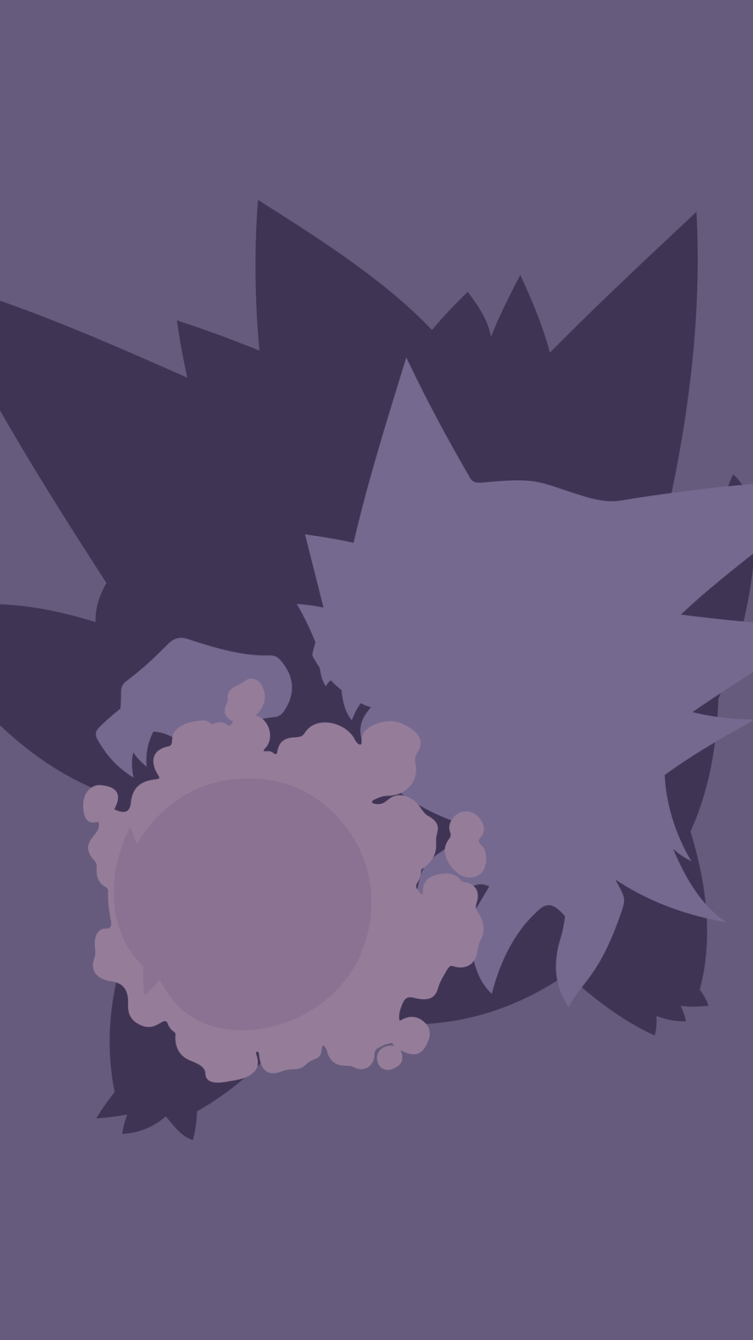 Gengar (Pokémon) iPhone Wallpaper
