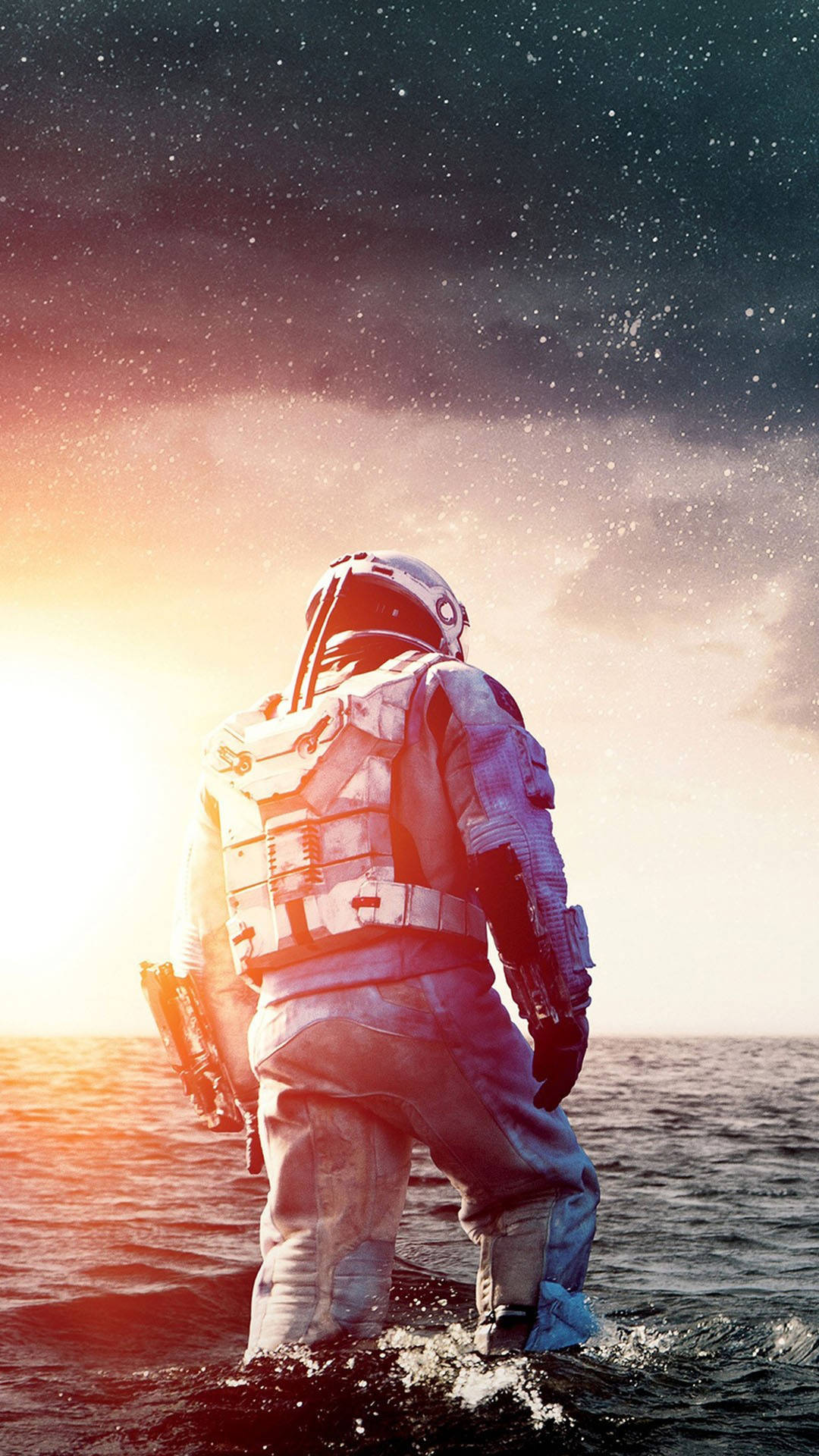 Download Interstellar Astronaut Dope iPhone Wallpaper