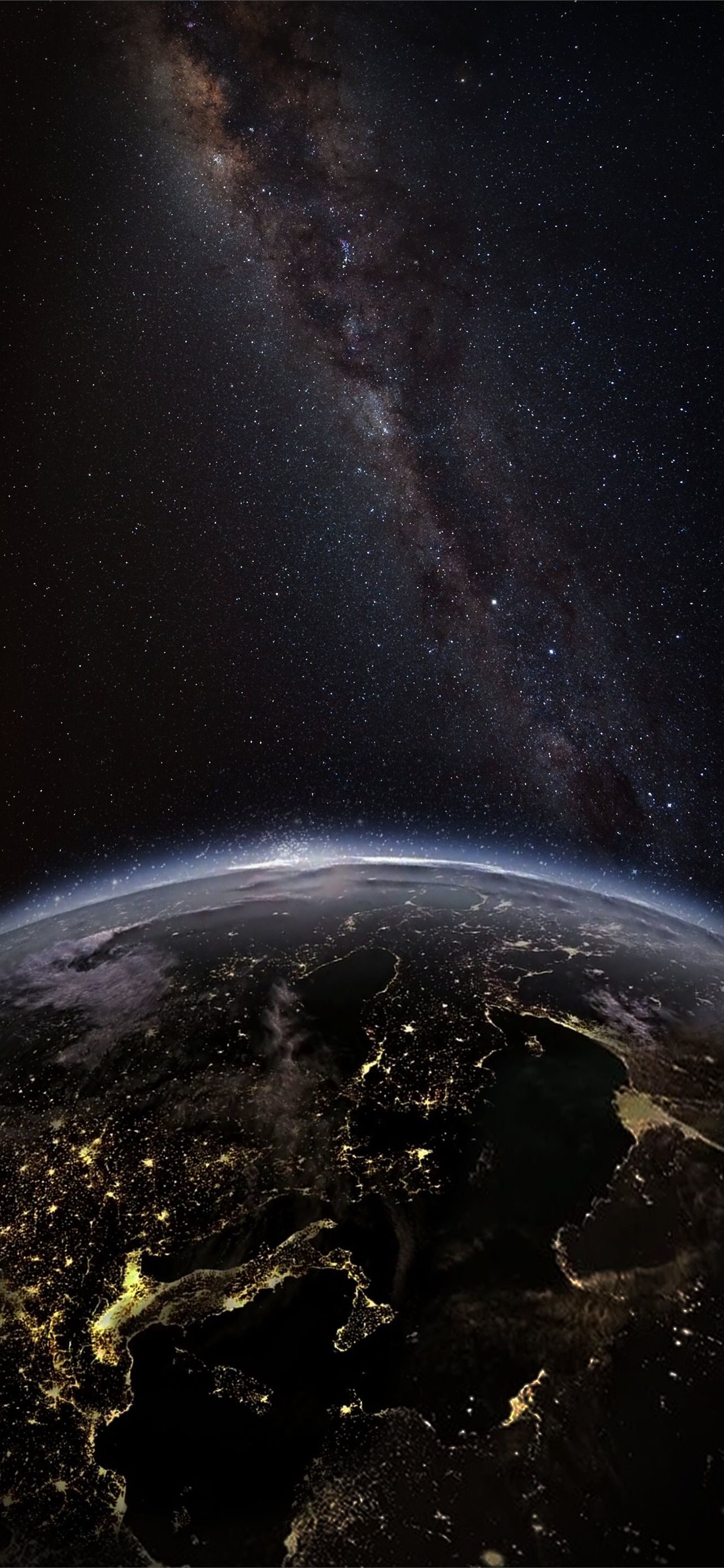 Best Earth from space iPhone HD Wallpaper