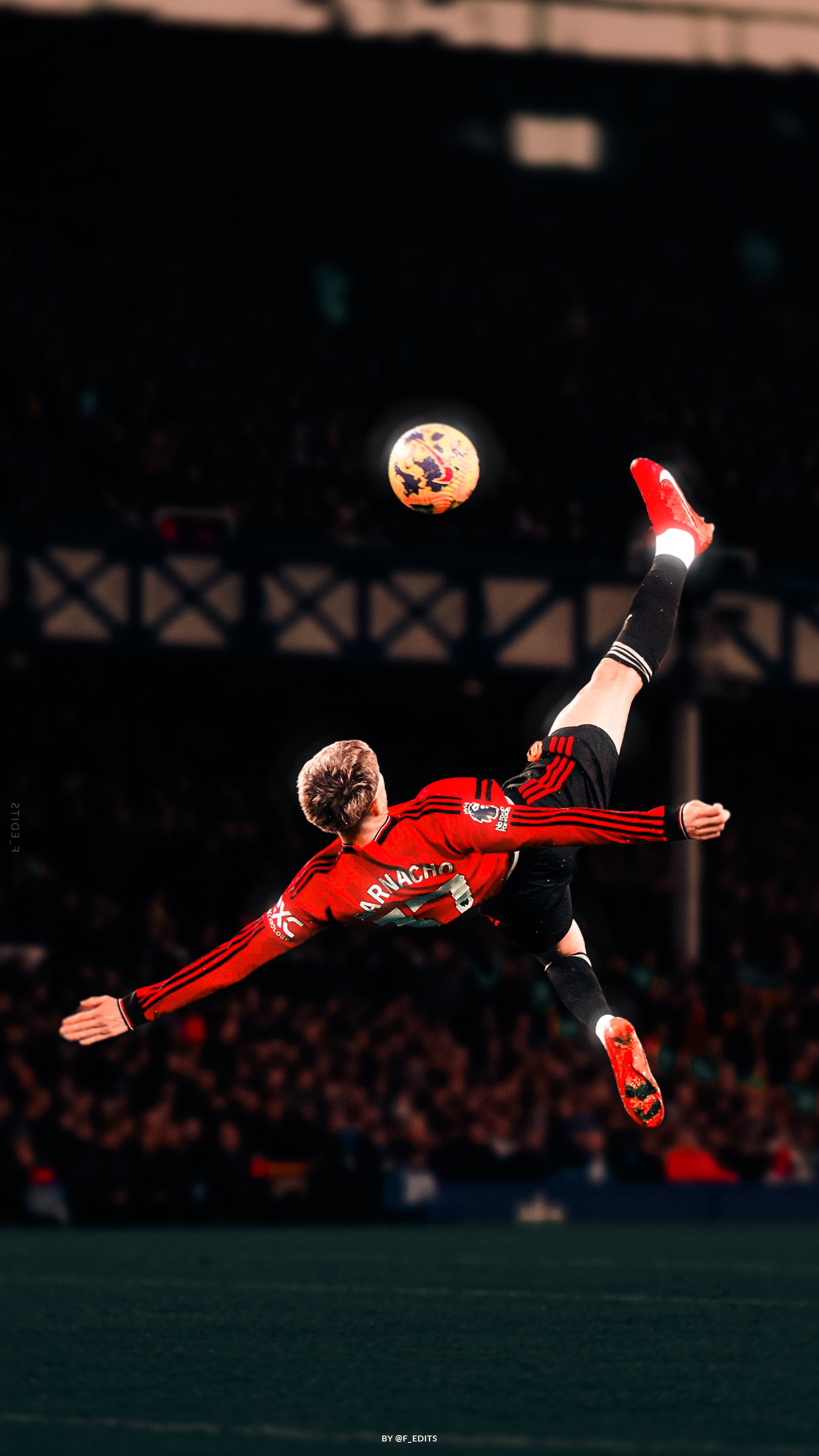 Garnacho Bicycle Kick Wallpapers - Wallpaper Cave