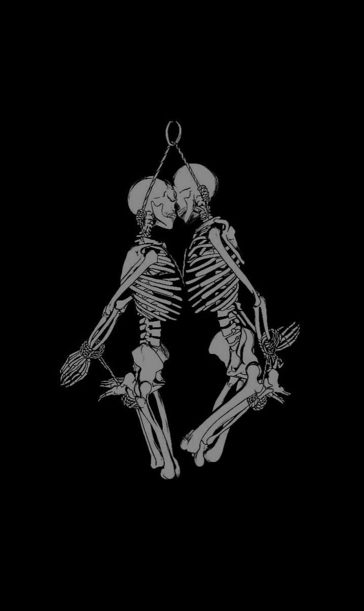 Skeletons wallpaper aesthetic, Skull wallpaper, Beautiful dark art