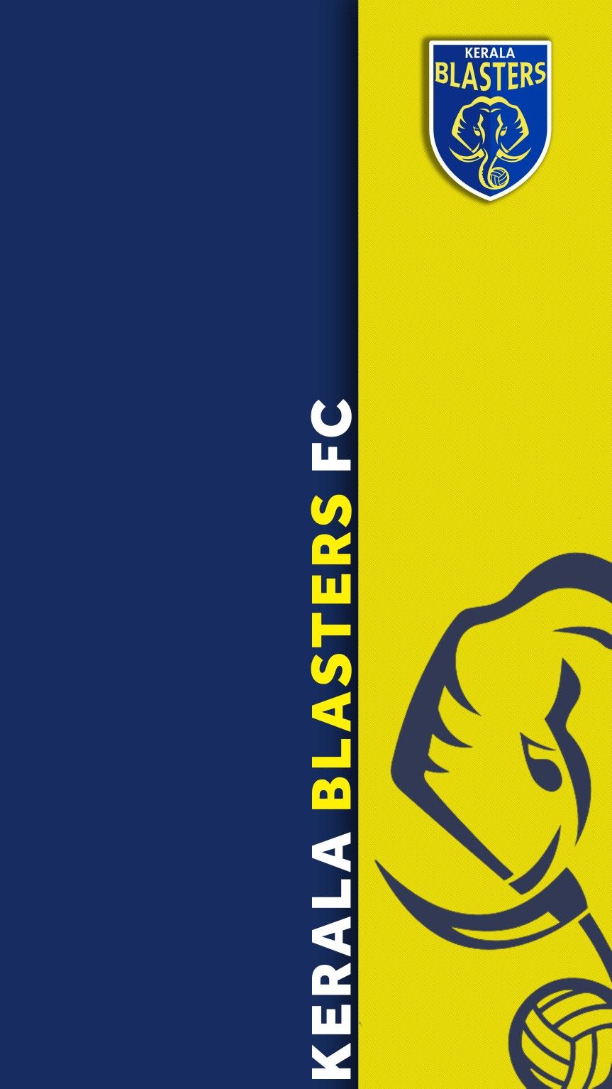 Kerala Blasters HD wallpaper. Kerala blasters logo wallpaper, Best friends forever image, HD dark wallpaper