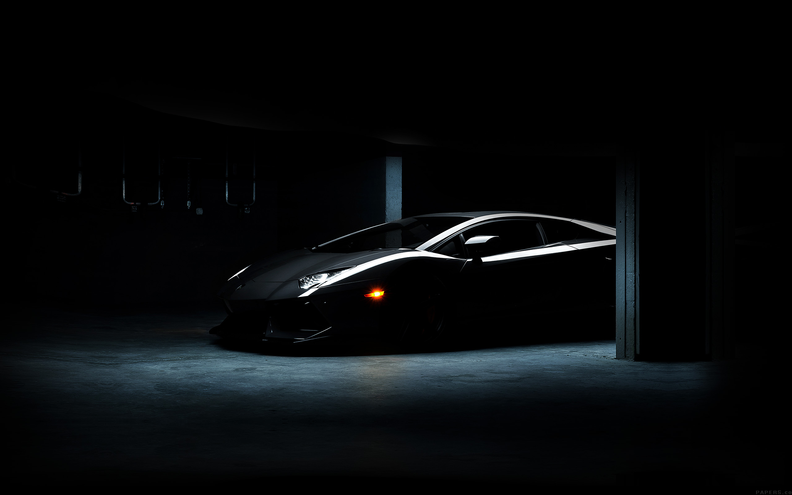 wallpaper for desktop, laptop. lamborghini car dark black awesome