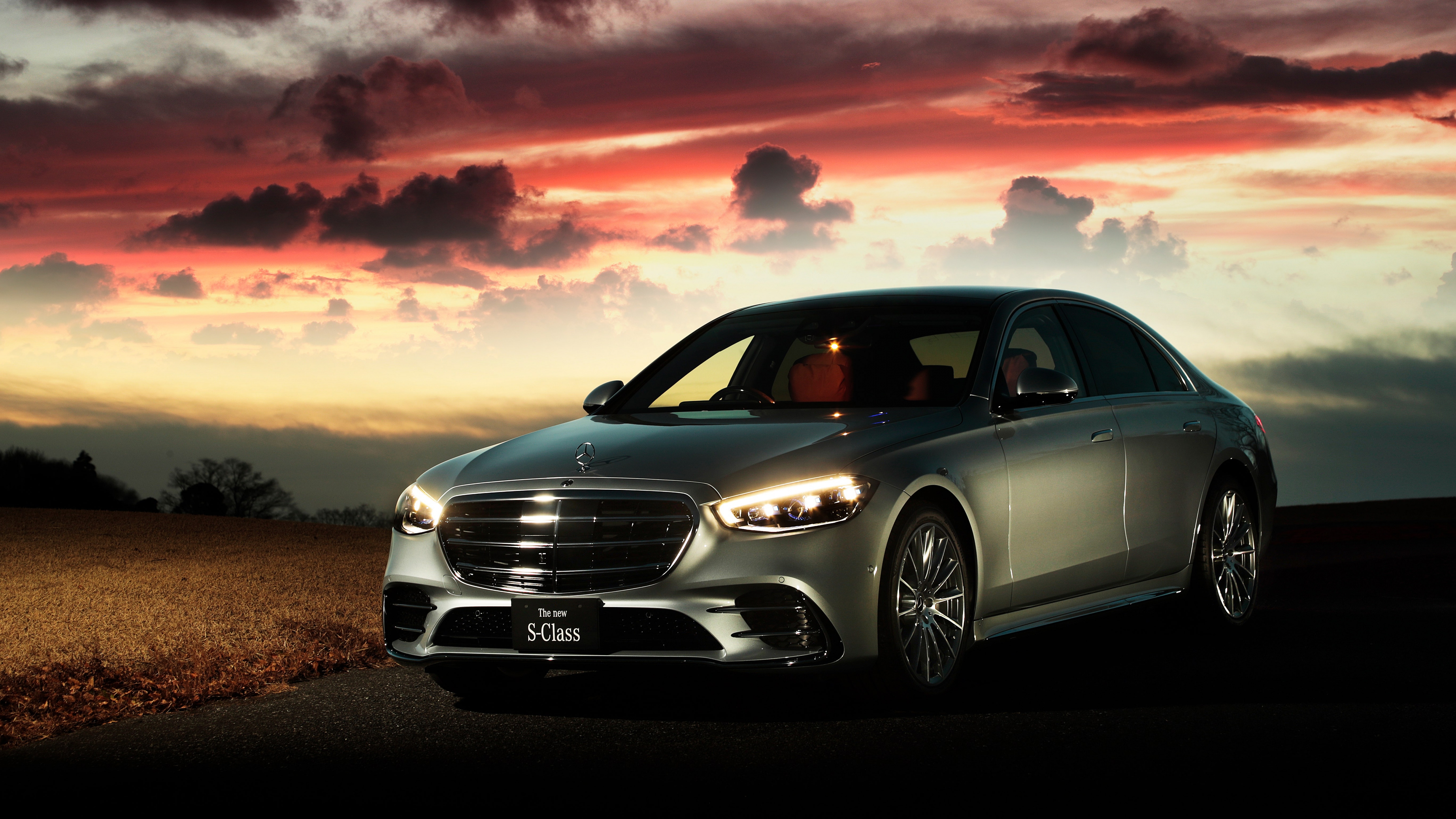 Mercedes Benz S Class Wallpaper 4K, 2021