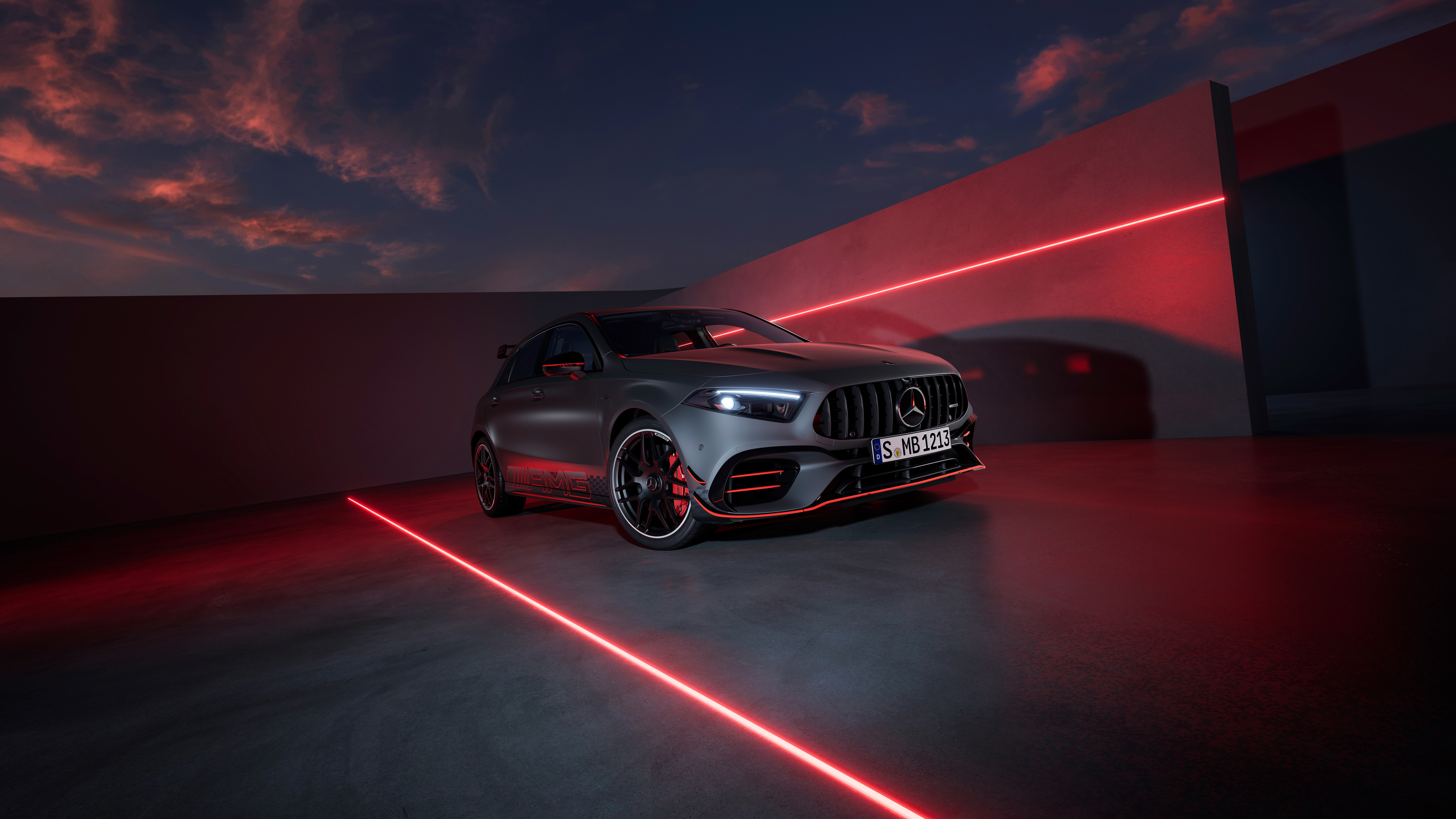 Mercedes AMG A 45 S 4MATIC+ 2022 4K 8K Wallpaper Car Wallpaper