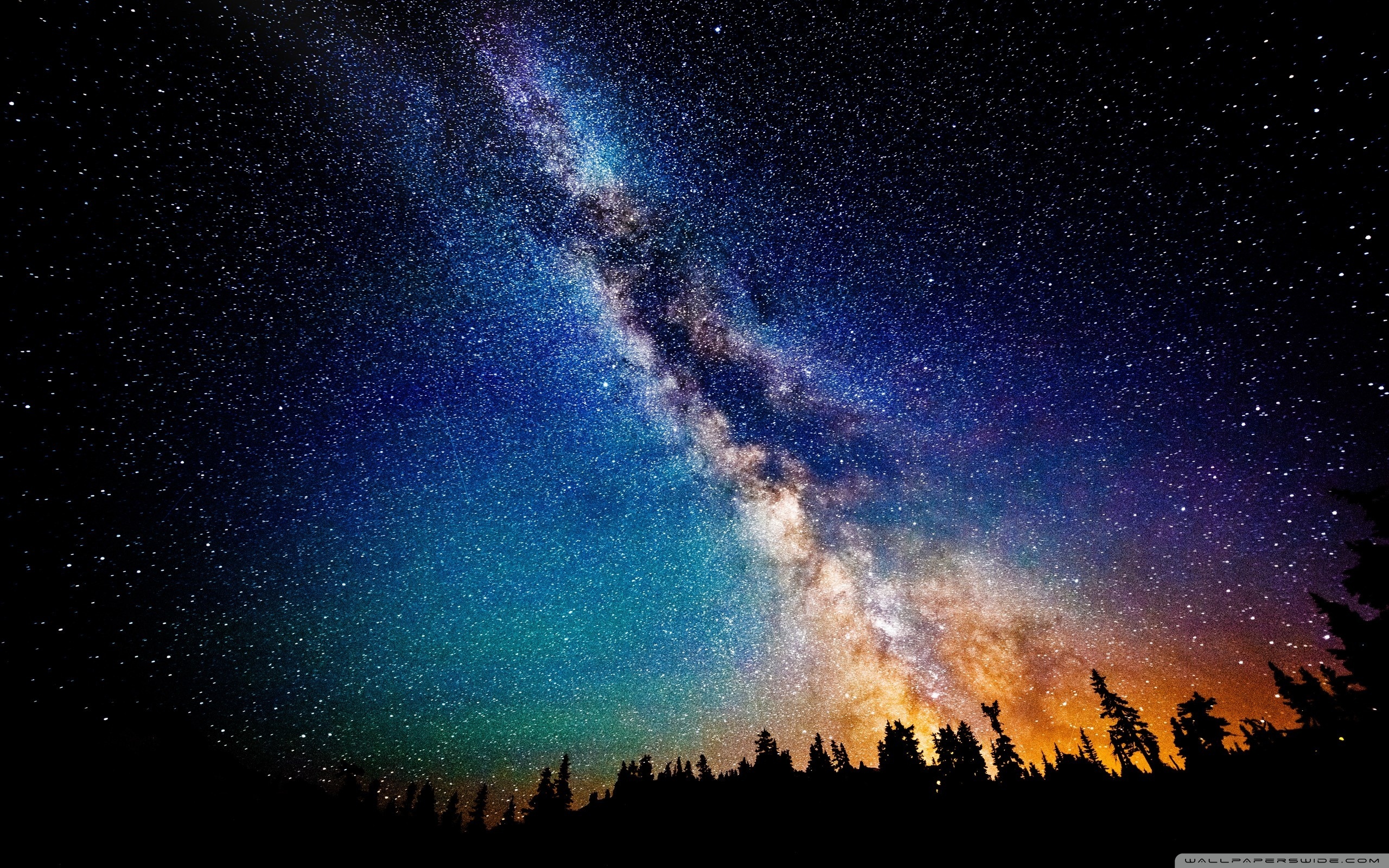 Night Sky Ultra HD Desktop Background Wallpaper for 4K UHD TV, Tablet