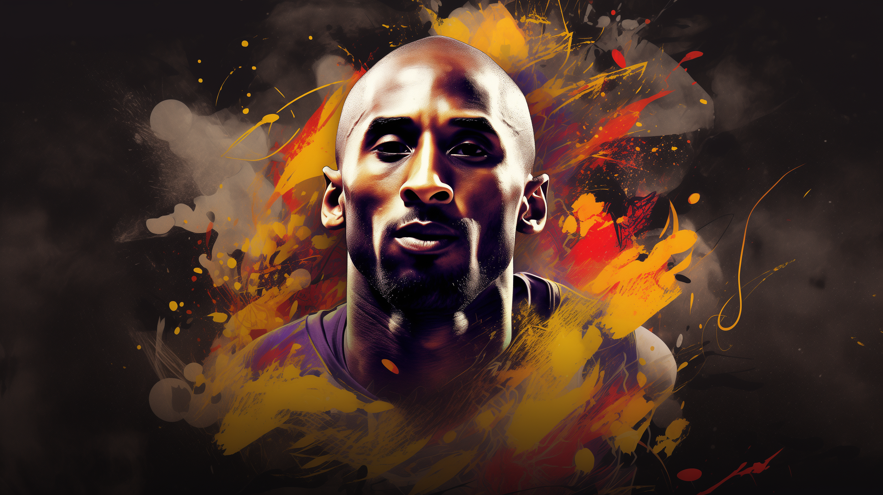 Dynamic Kobe Bryant HD Wallpaper