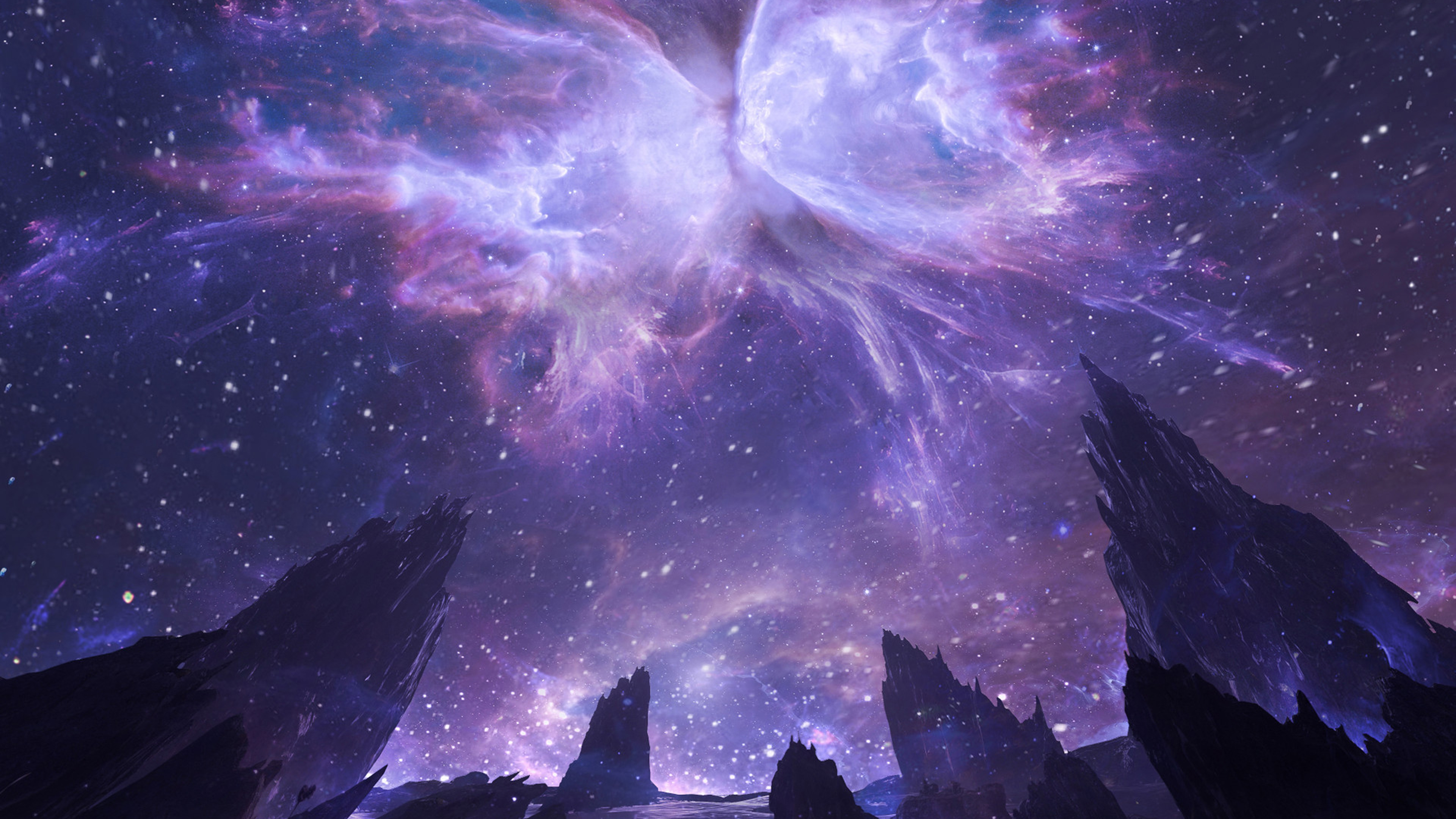 wallpaper for desktop, laptop. art sky night star space
