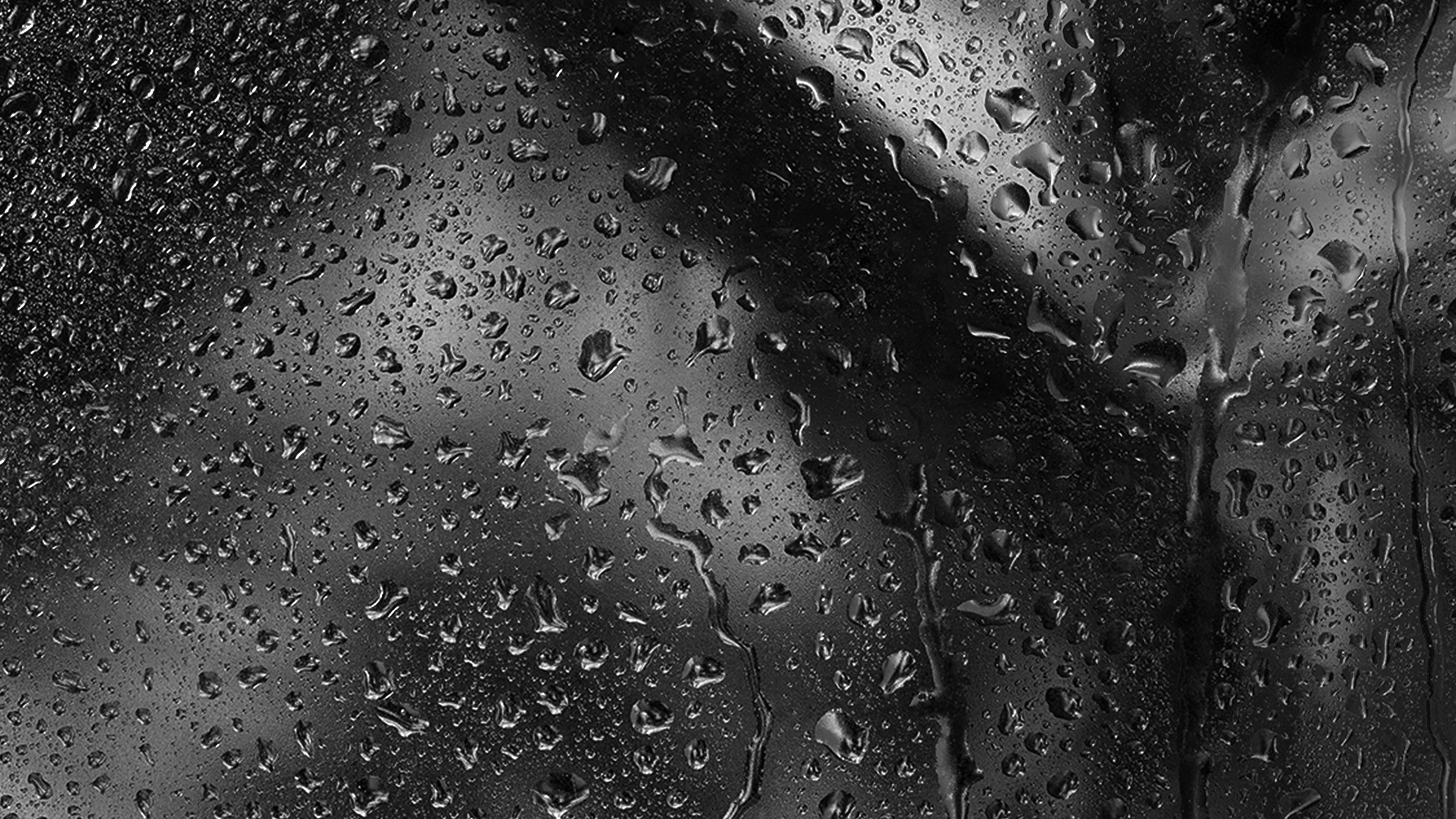 wallpaper for desktop, laptop. rain bw pattern background dark