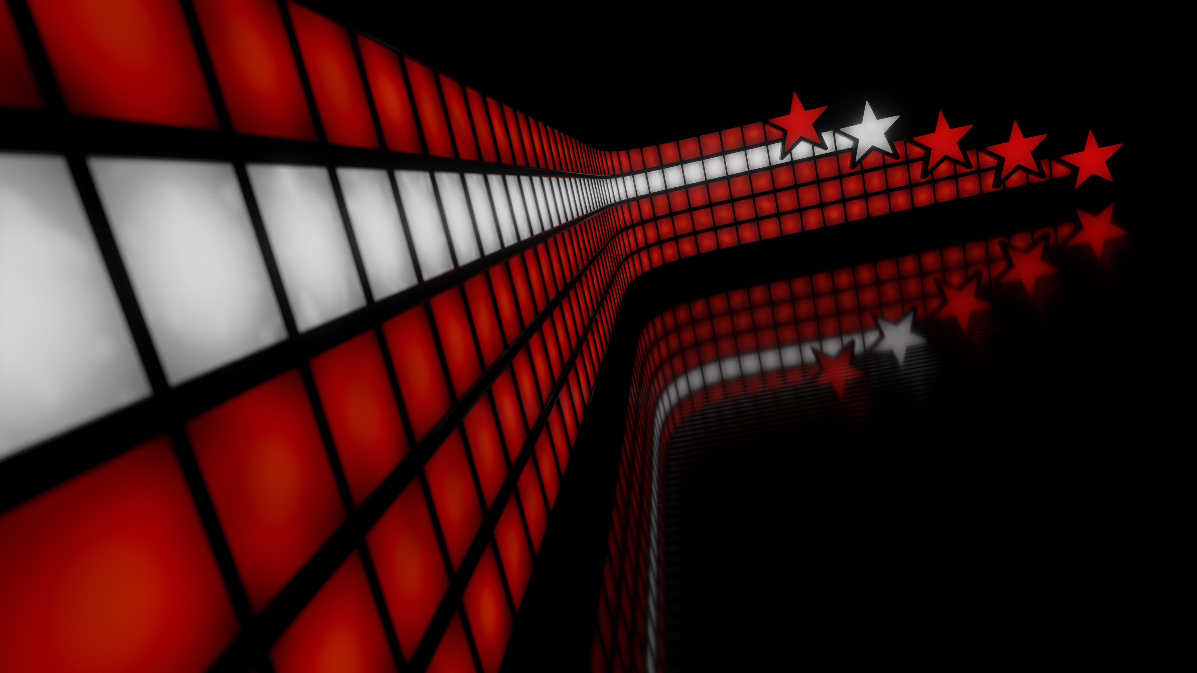 Stars Disco Red Abstract 4k Wallpaper, HD Abstract Wallpaper, 4k Wallpaper Image, Background, Photos and Picture