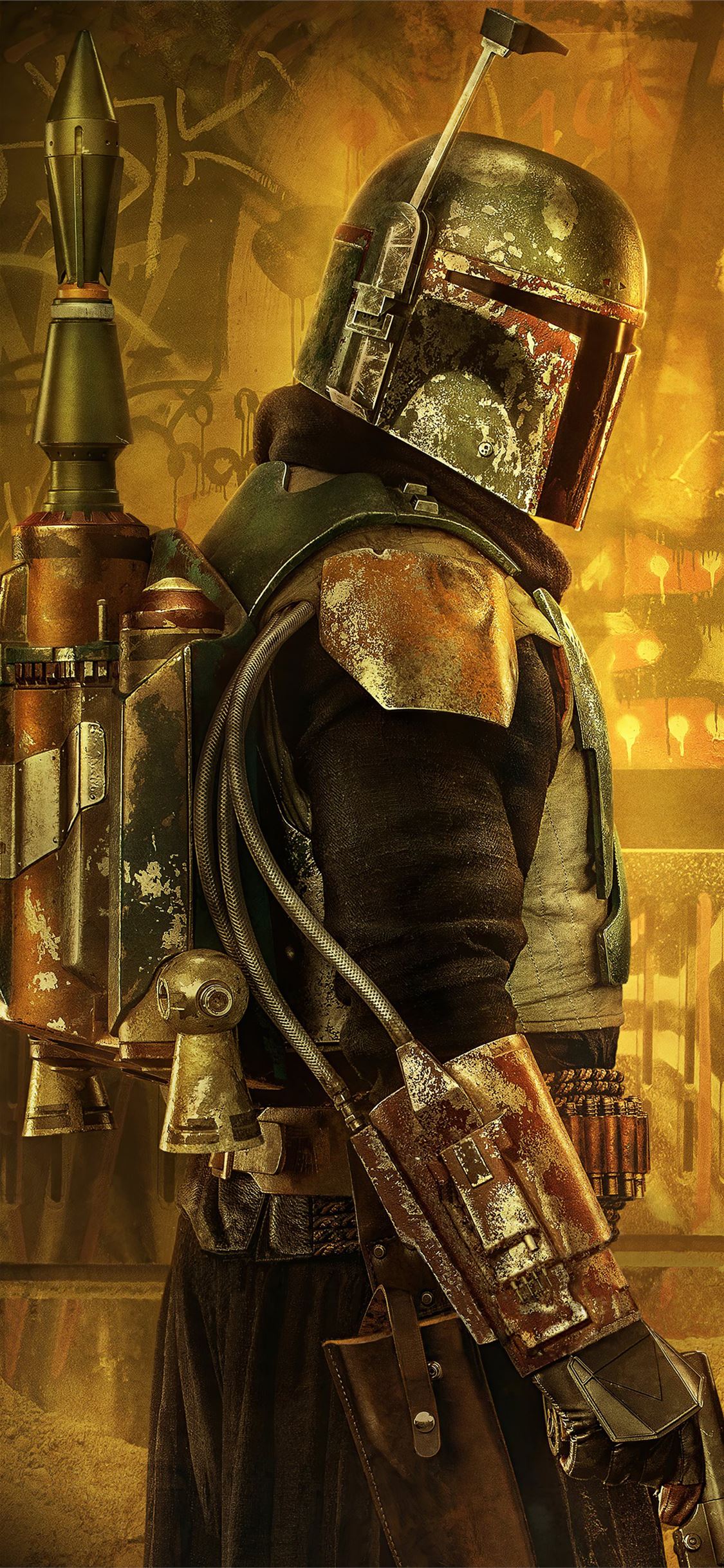 the mandalorian boba fett 4k iPhone Wallpaper Free Download