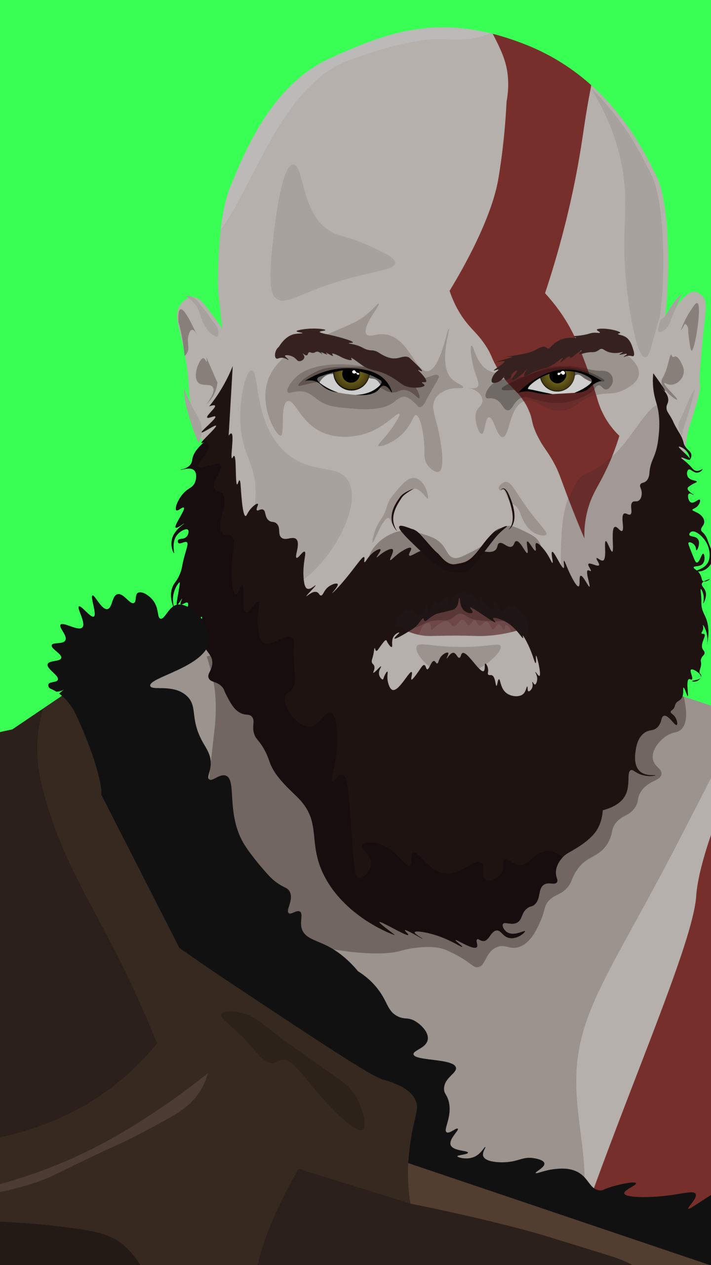 Kratos (God Of War) Phone Wallpaper