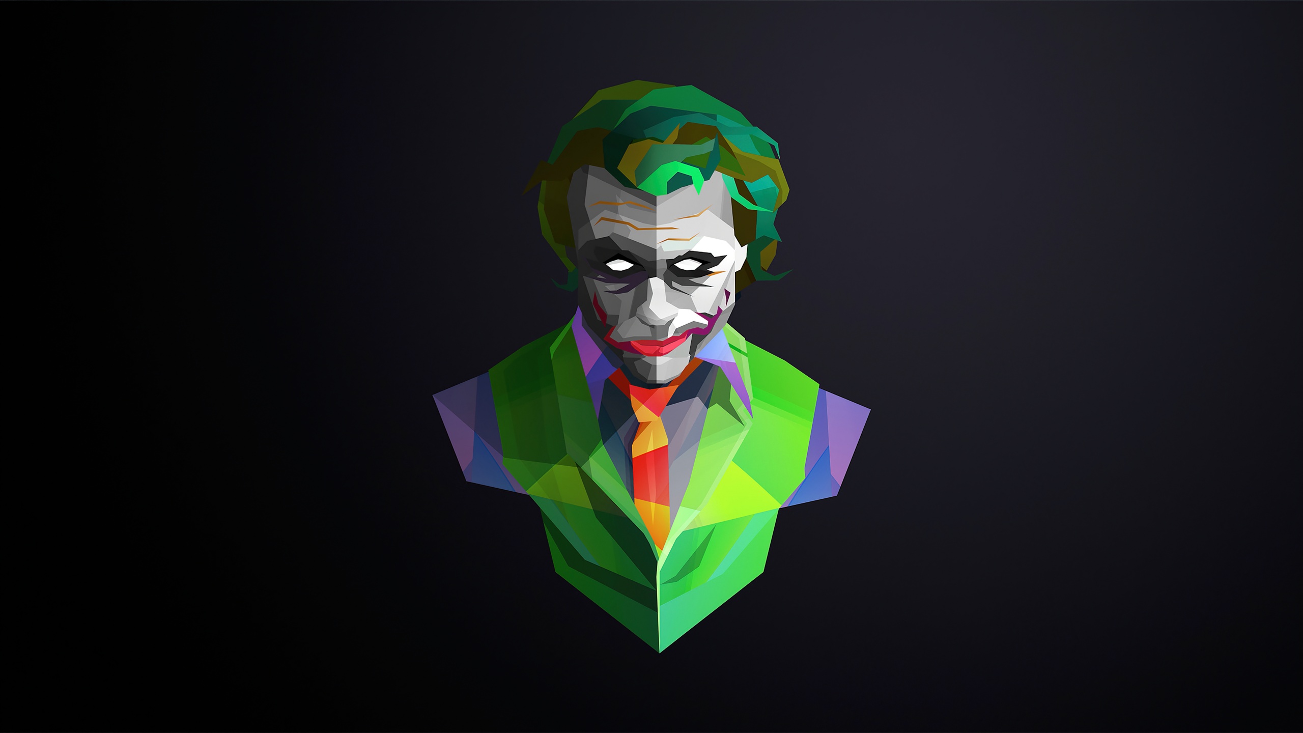 Joker Wallpaper 4K, DC Comics, Dark background