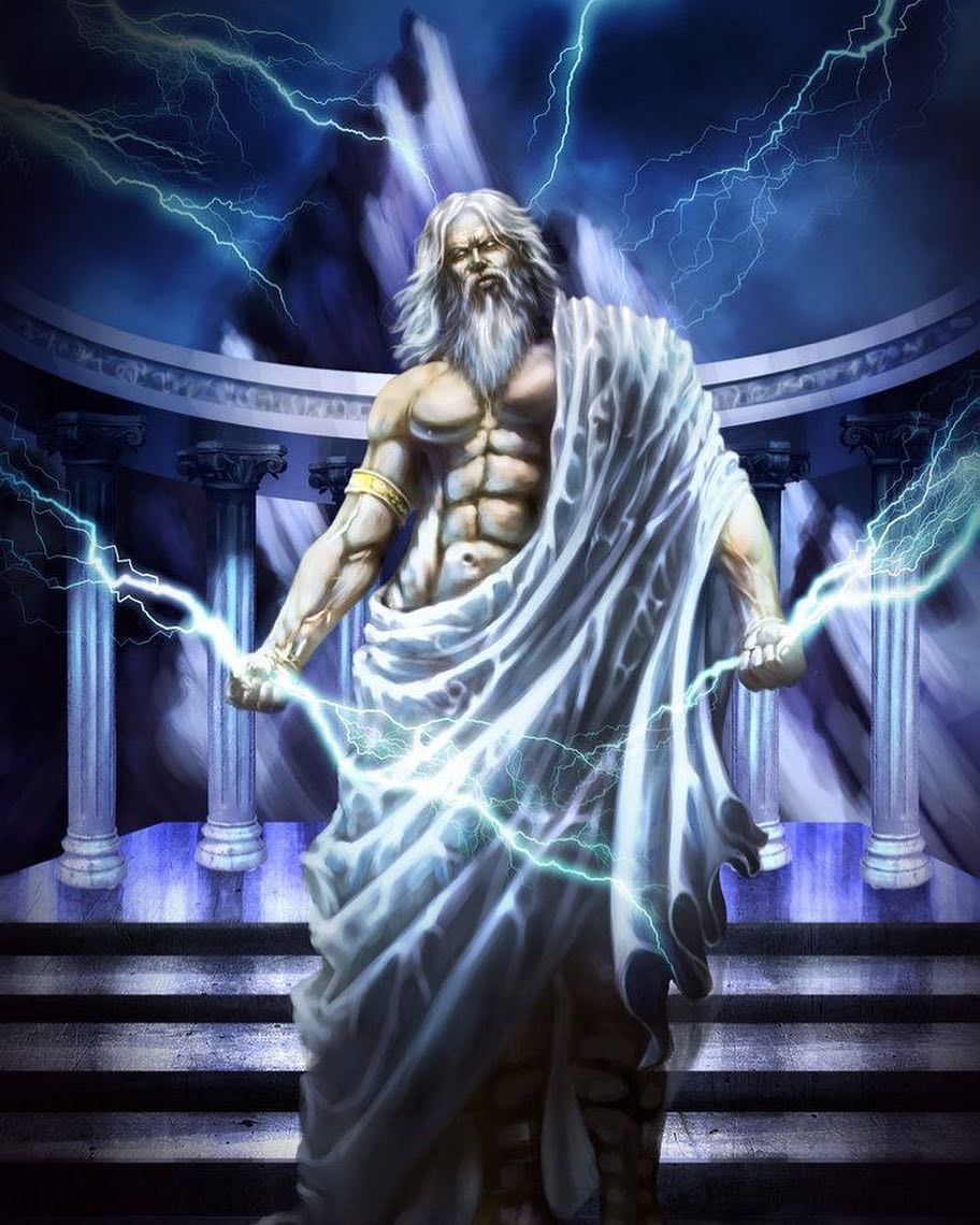 Powerful Zeus(Jupiter) Wallpaper the Greek Mythology