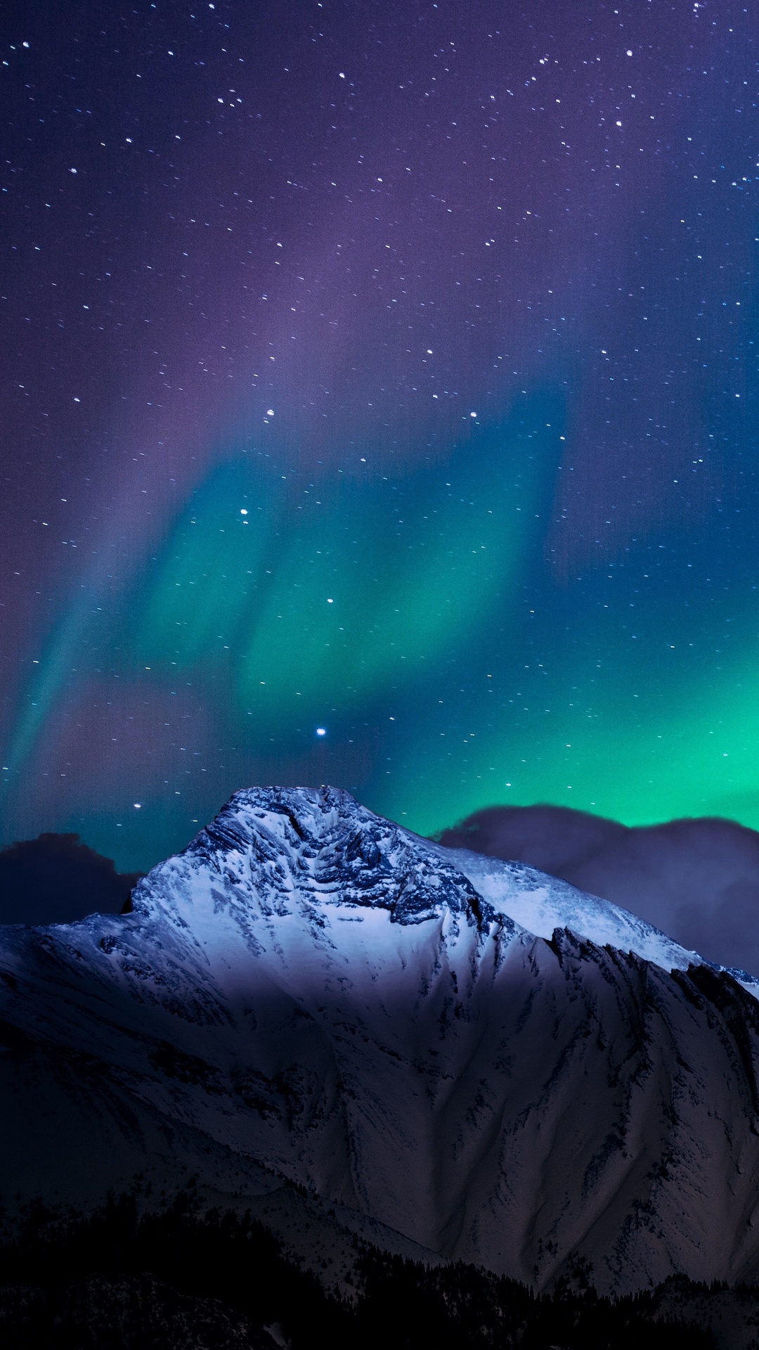 Northern Lights Night Sky Mountains Landscape 4k iPhone 7, 6s, 6 Plus, Pixel xl , One Plus 3, 3t, 5 , HD 4k Wallpaper, Image, Background, Photos and Picture