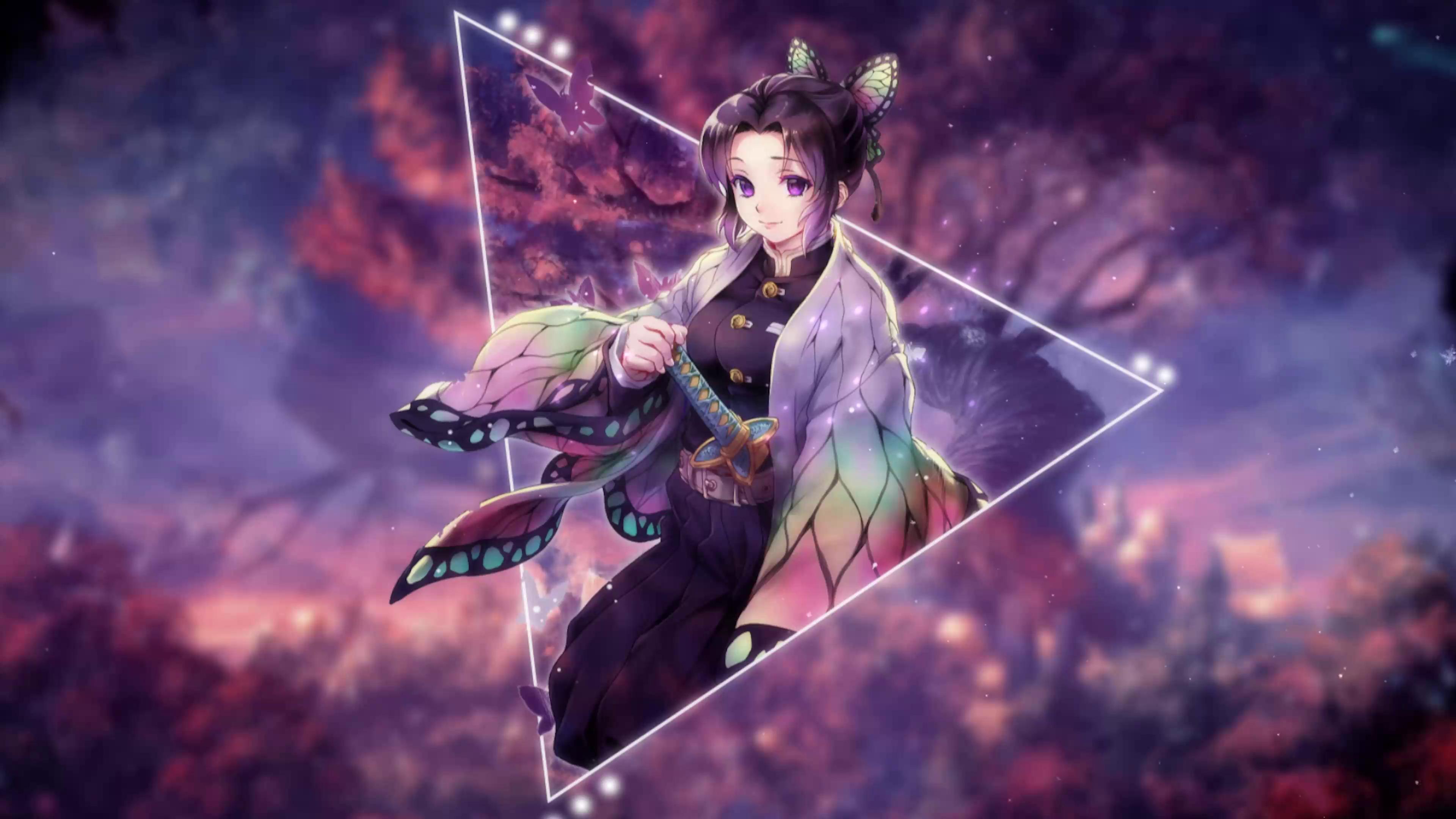 Insect Hashira Shinobu Live Wallpaper