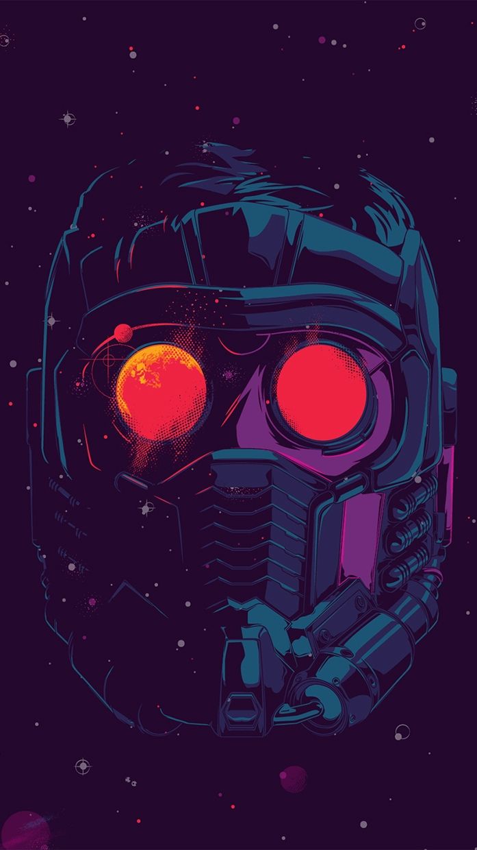 Star Lord Face Mask iPhone Wallpaper. Star lord, Superhero wallpaper, Marvel comics wallpaper