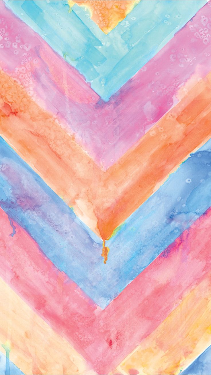 Watercolor Chevron. iPhone wallpaper bright, Pastel background wallpaper, Watercolor iphone