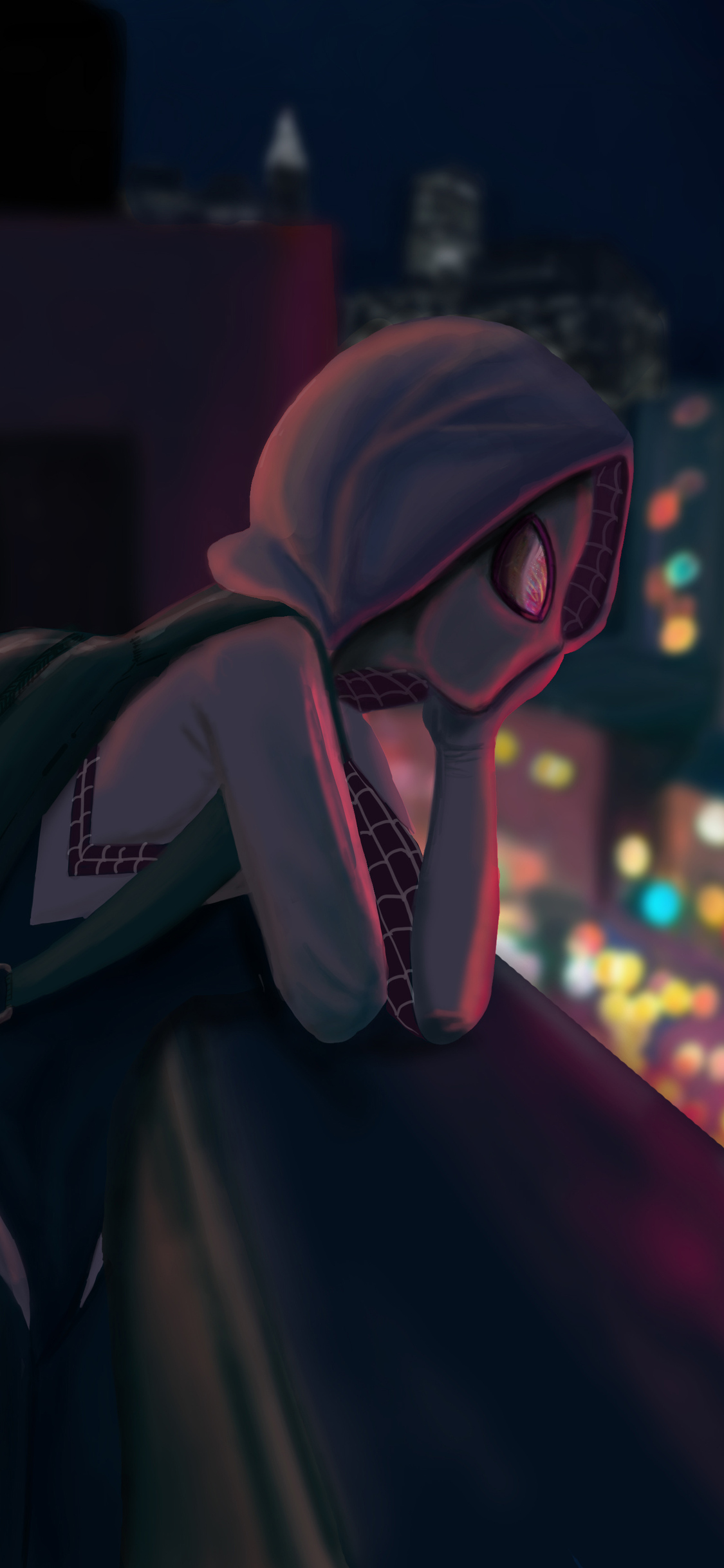 Art Spider Gwen Stacy iPhone XS, iPhone 10, iPhone X , HD 4k Wallpaper, Image, Background, Photos and Picture