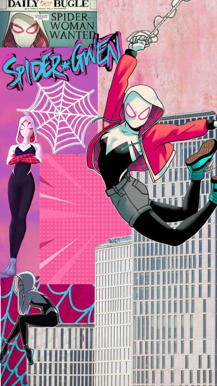#wallpaper #spiderverse #spidergwen # gwenstacy #spidermanaesthet. Superhero wallpaper iphone, Superhero wallpaper, Spiderman art