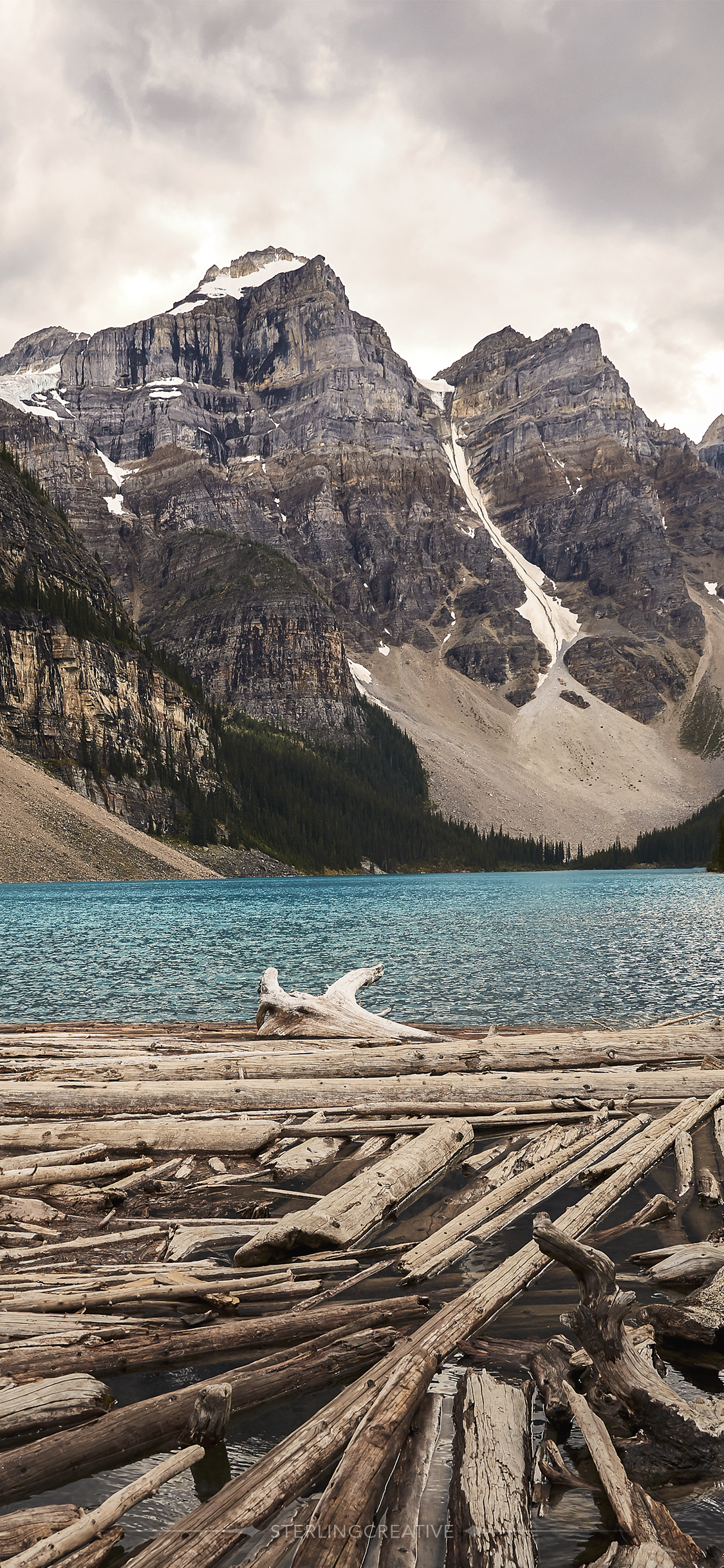 Free Moraine Lake high res, nature iPhone Wallpaper by photographer James Sterling