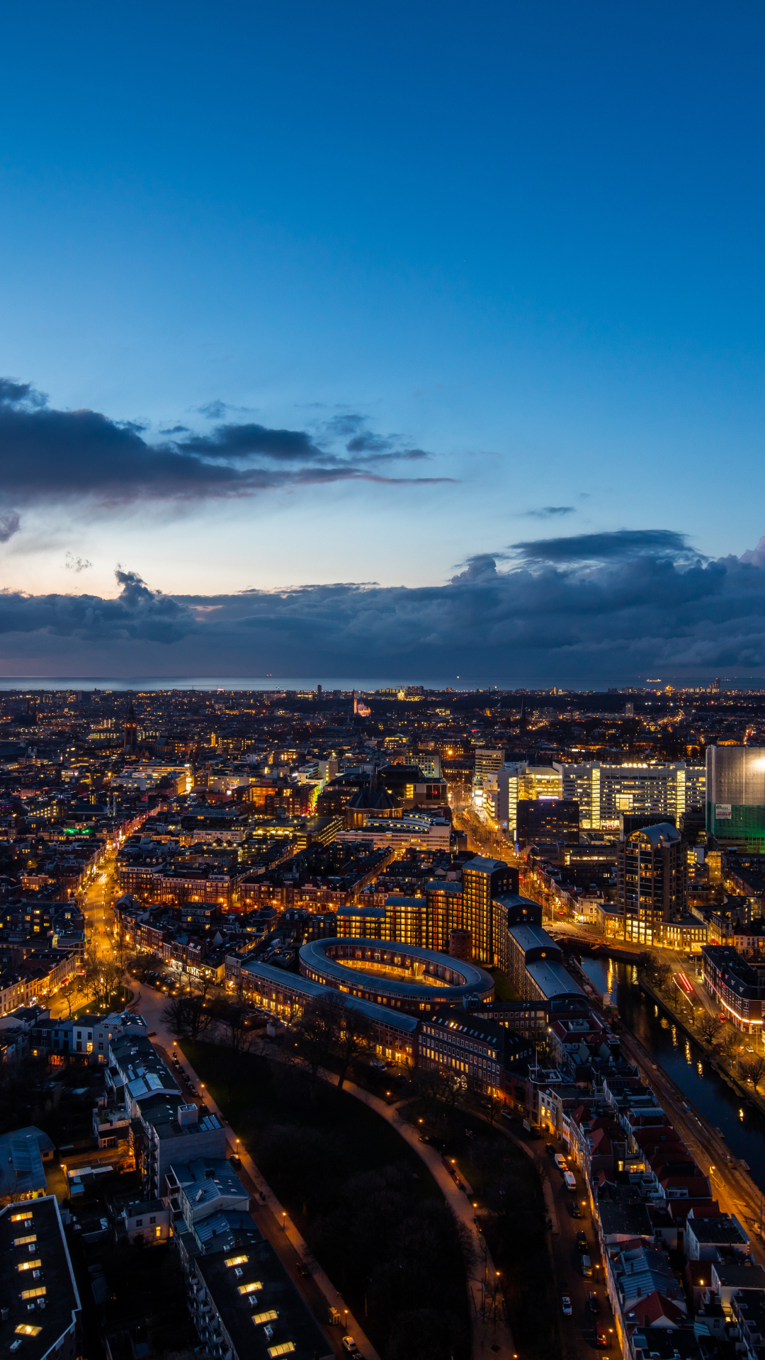 Building, City, Light iPhone Wallpaper