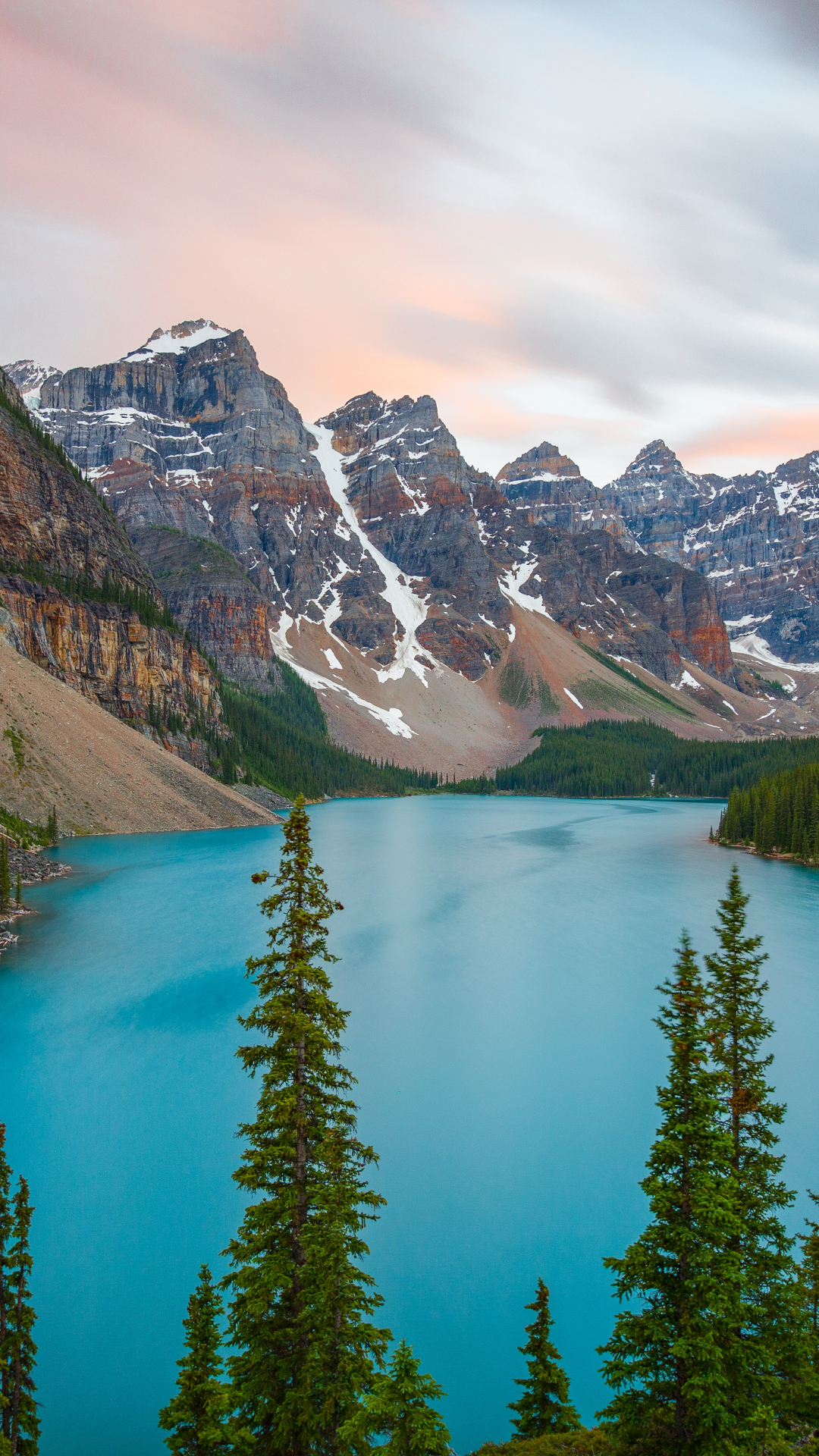 Moraine Lake Classic iPhone Wallpaper
