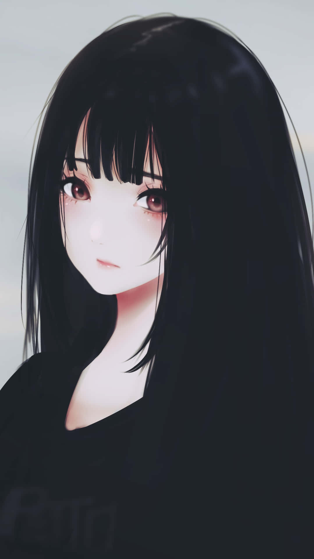 Dark Anime Girl Wallpaper