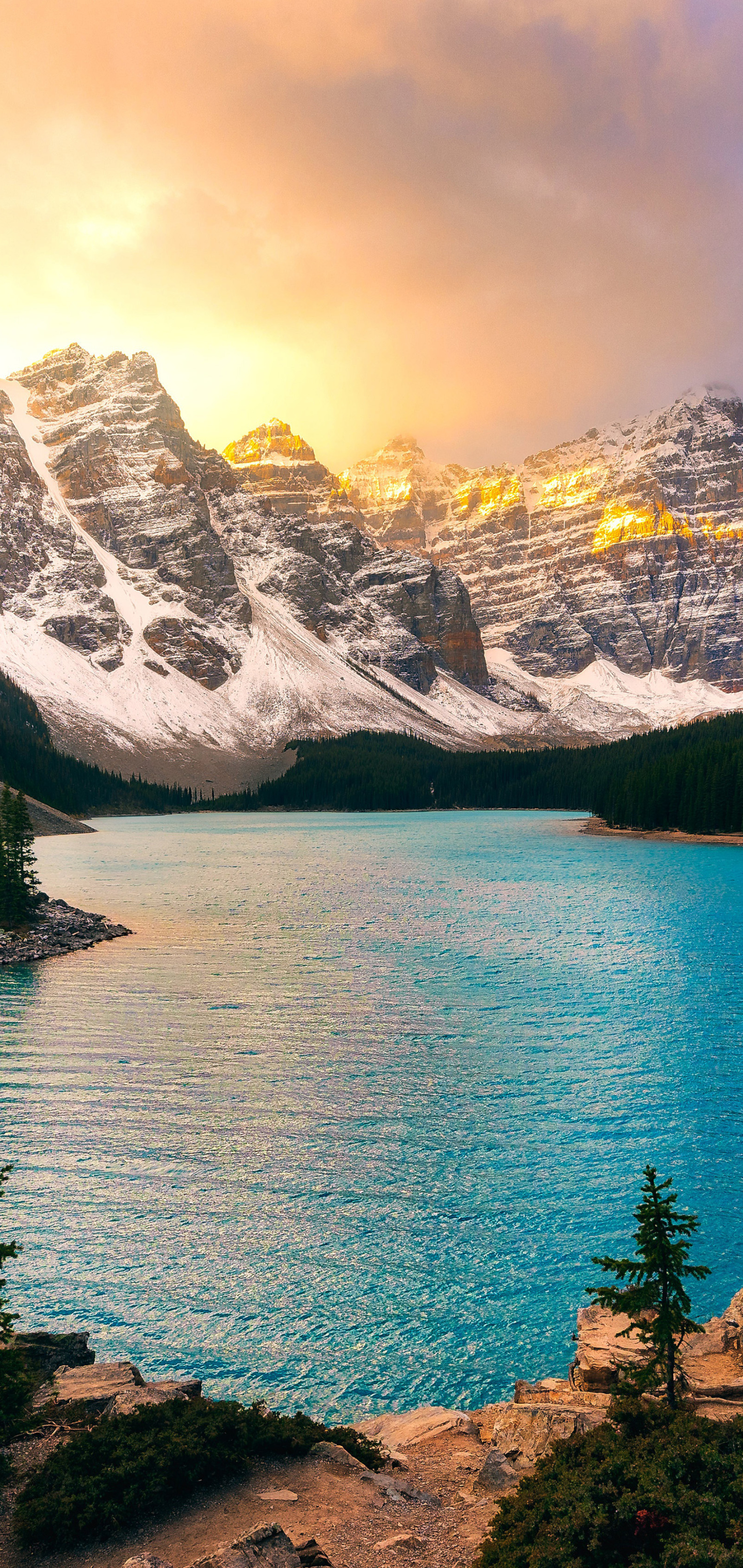 Moraine Lake iPhone Wallpaper