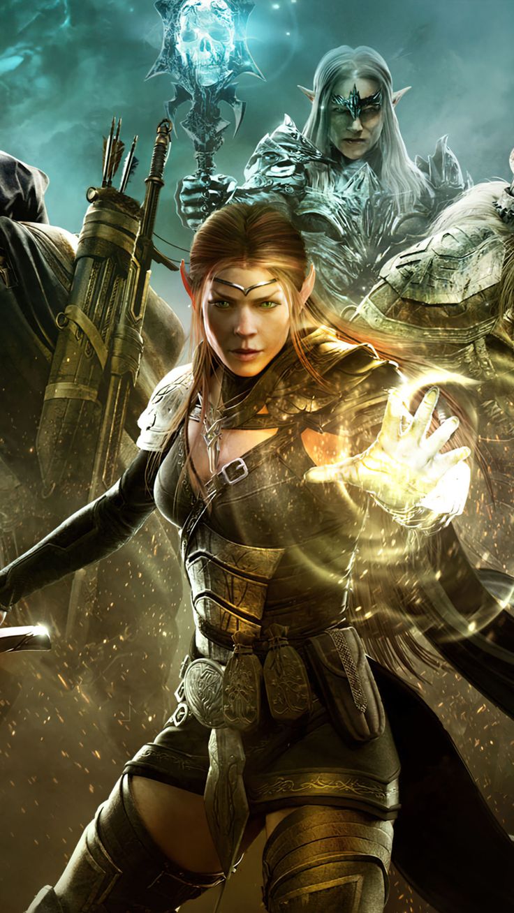 The Elder Scrolls Online Game Poster 4K Ultra HD Mobile Wallpaper. Elder scrolls online, Elder scrolls, Elder scrolls art