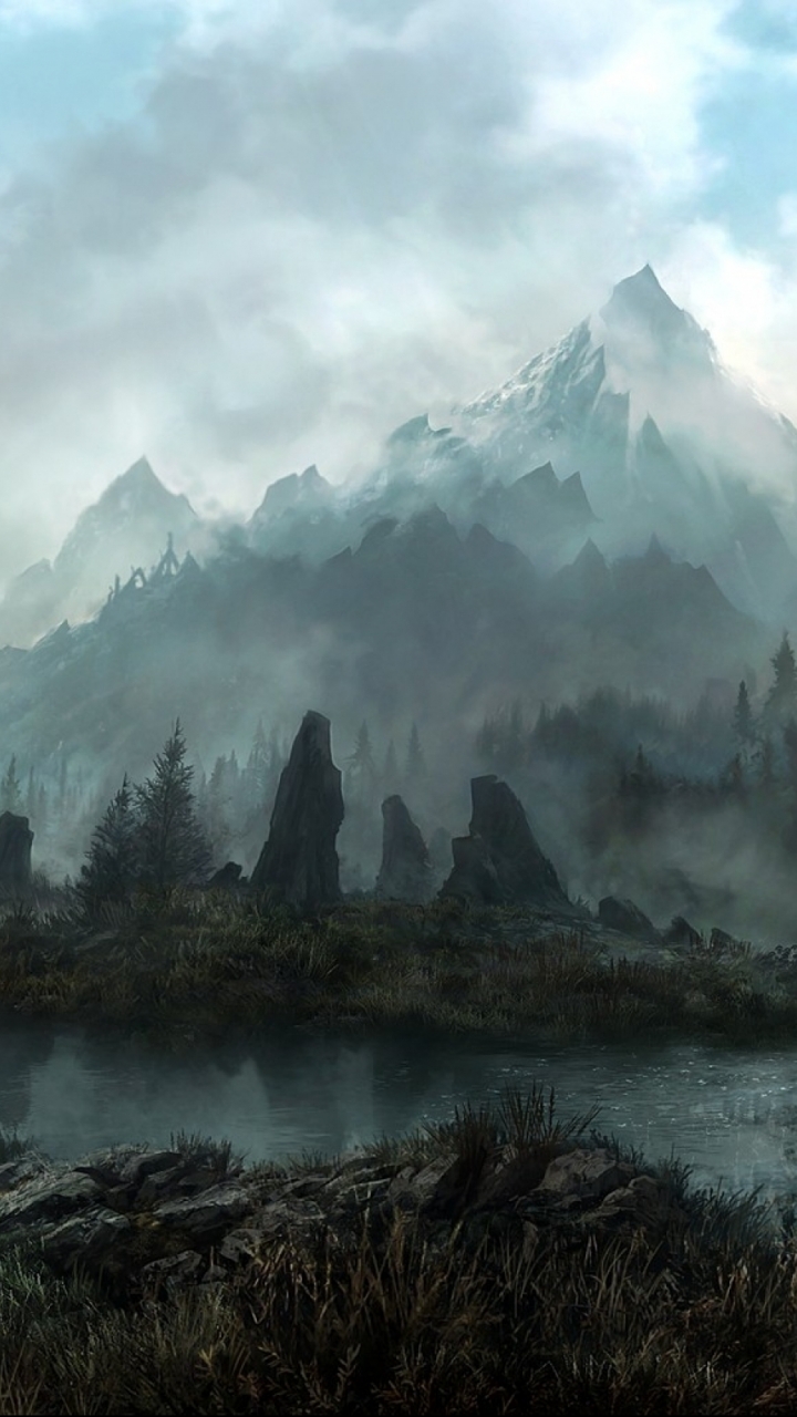 Elder Scrolls V: Skyrim Phone Wallpaper